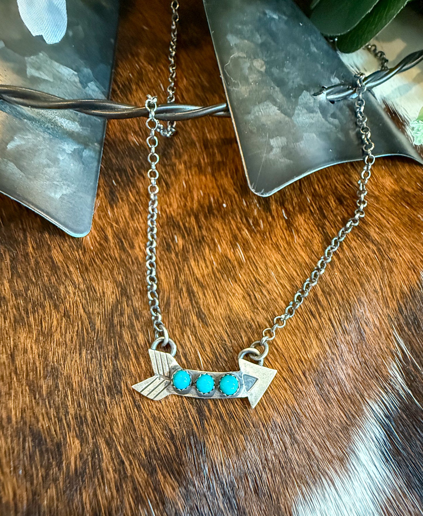 Arrow Turquoise Necklace