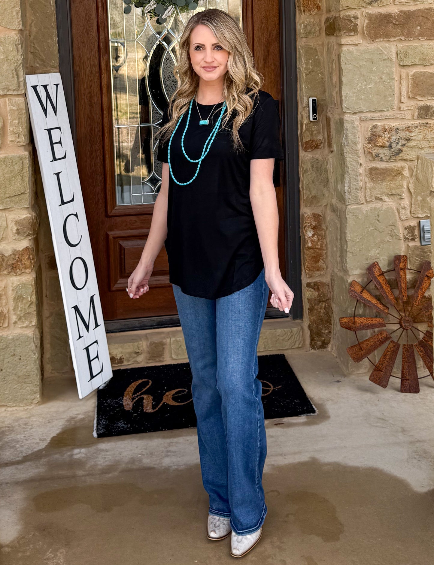 Pecos Plains Top *Midnight