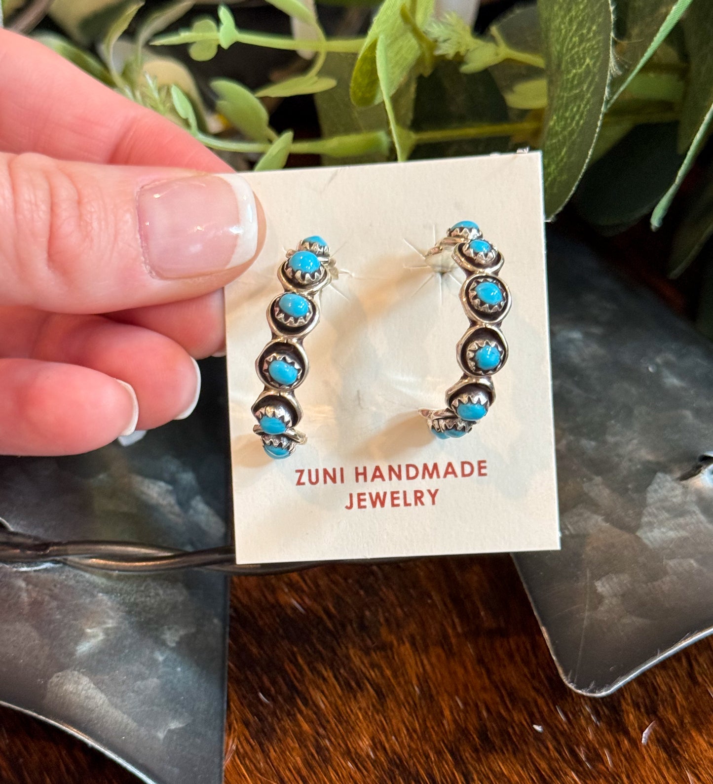 Ryder Turquoise Hoop Earrings