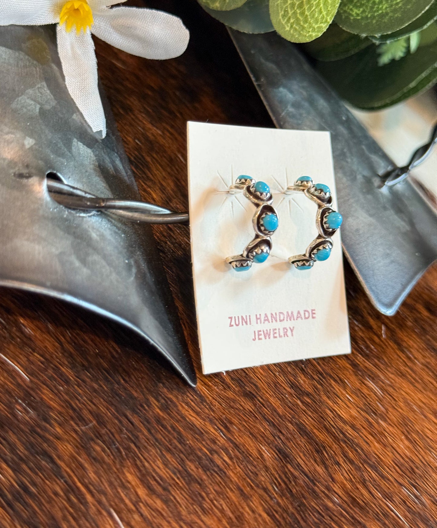 Ryder Turquoise Hoop Earrings