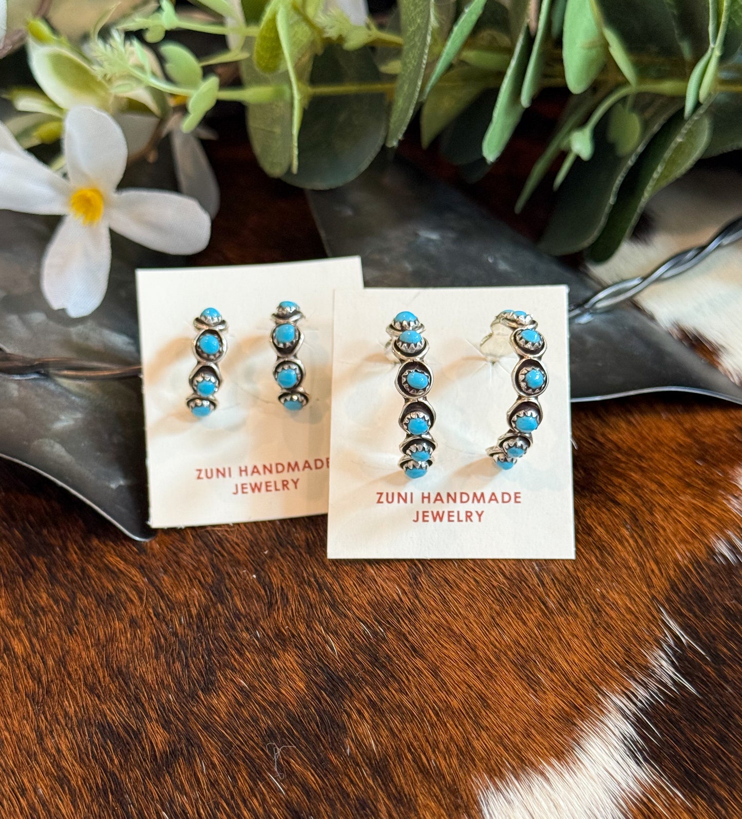 Ryder Turquoise Hoop Earrings