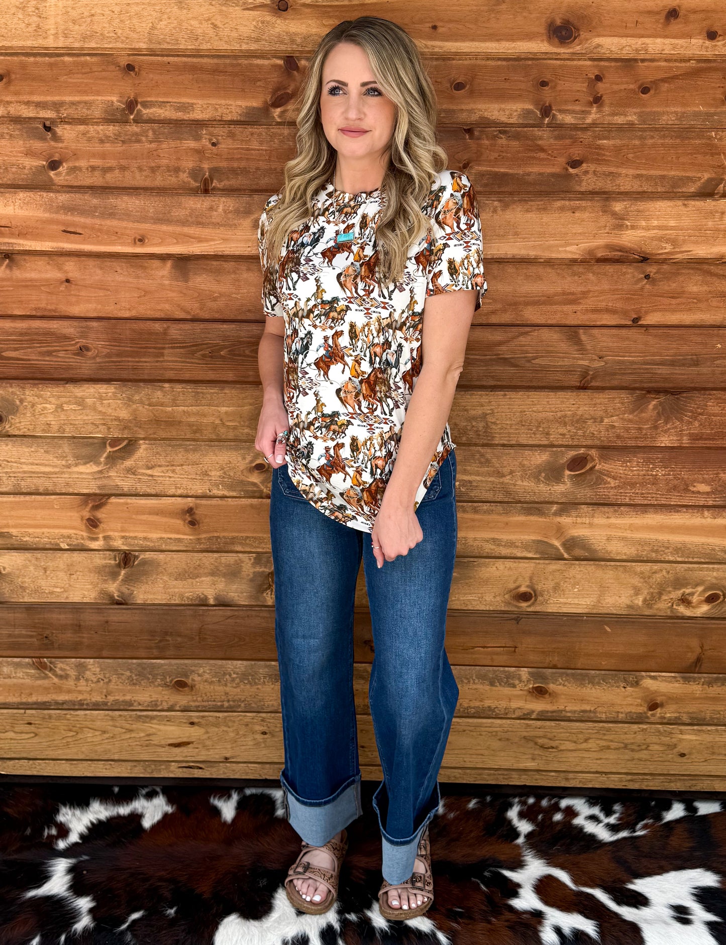 Buckaroo Short Sleeve Top