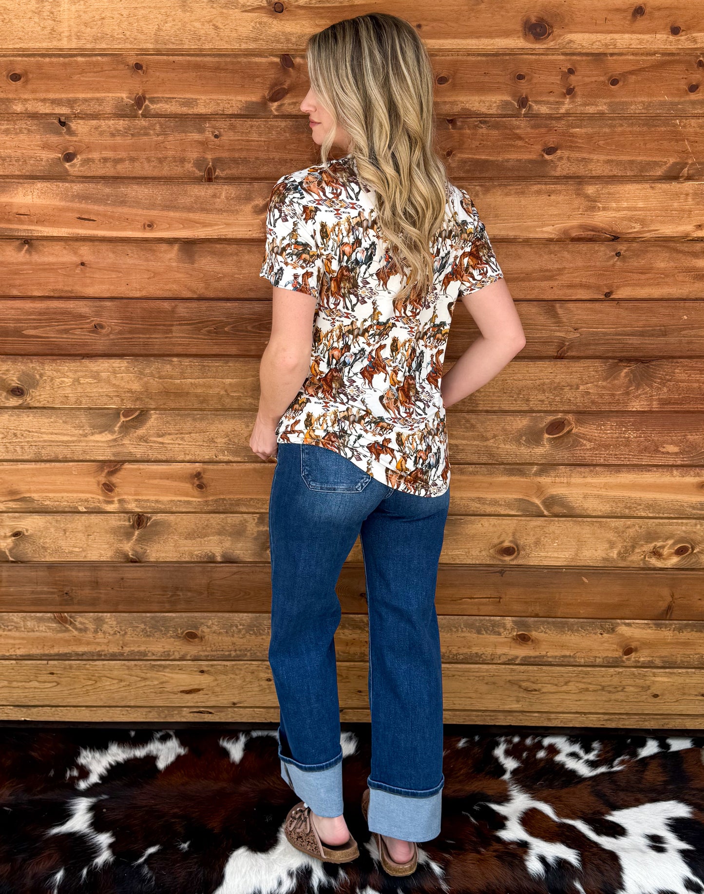 Buckaroo Short Sleeve Top