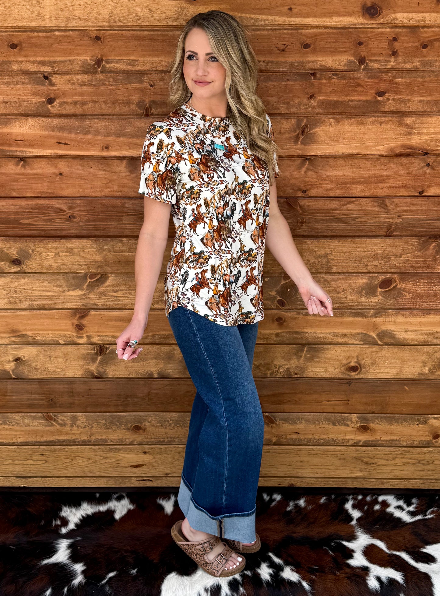 Buckaroo Short Sleeve Top