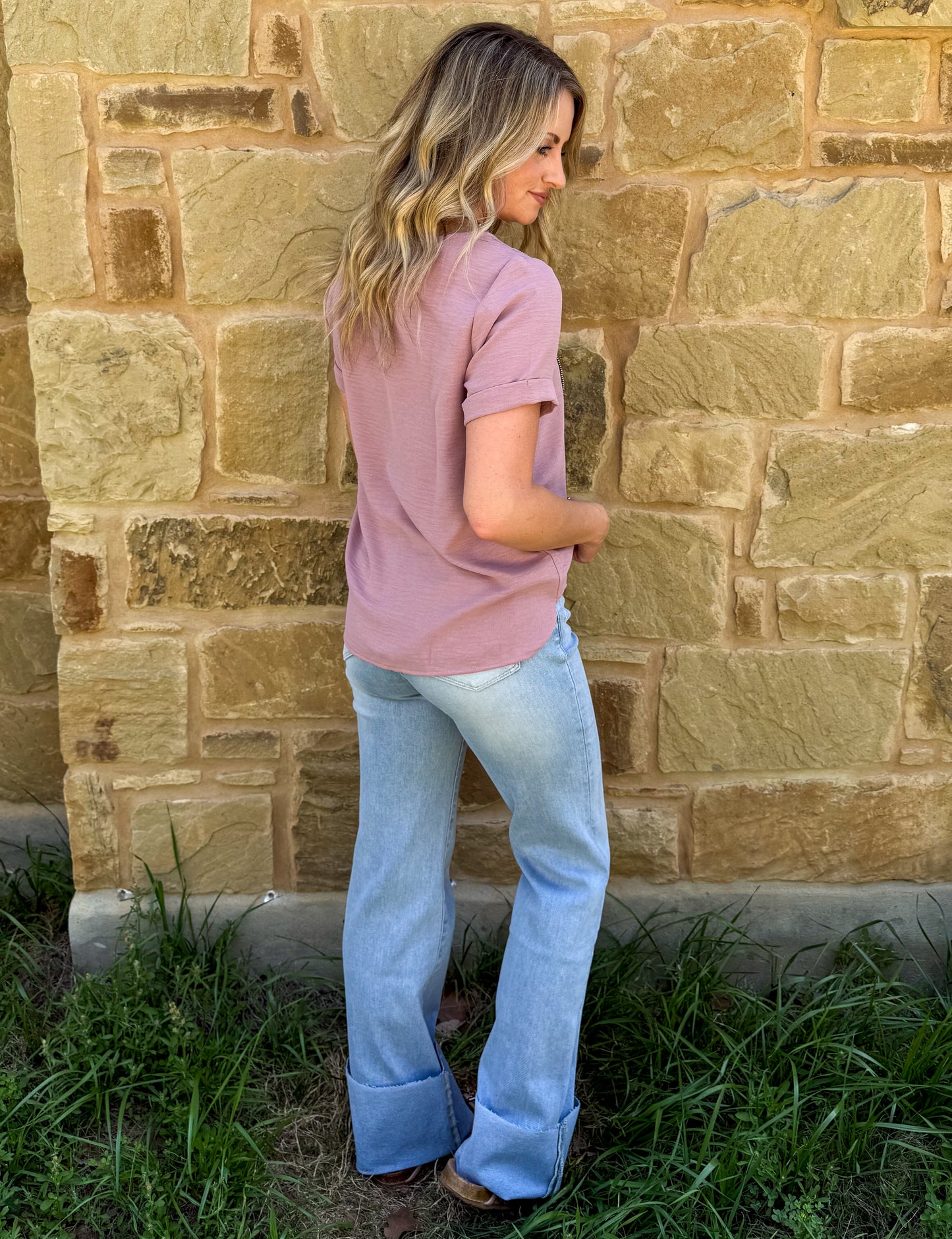 Spring Basic Top *Mauve