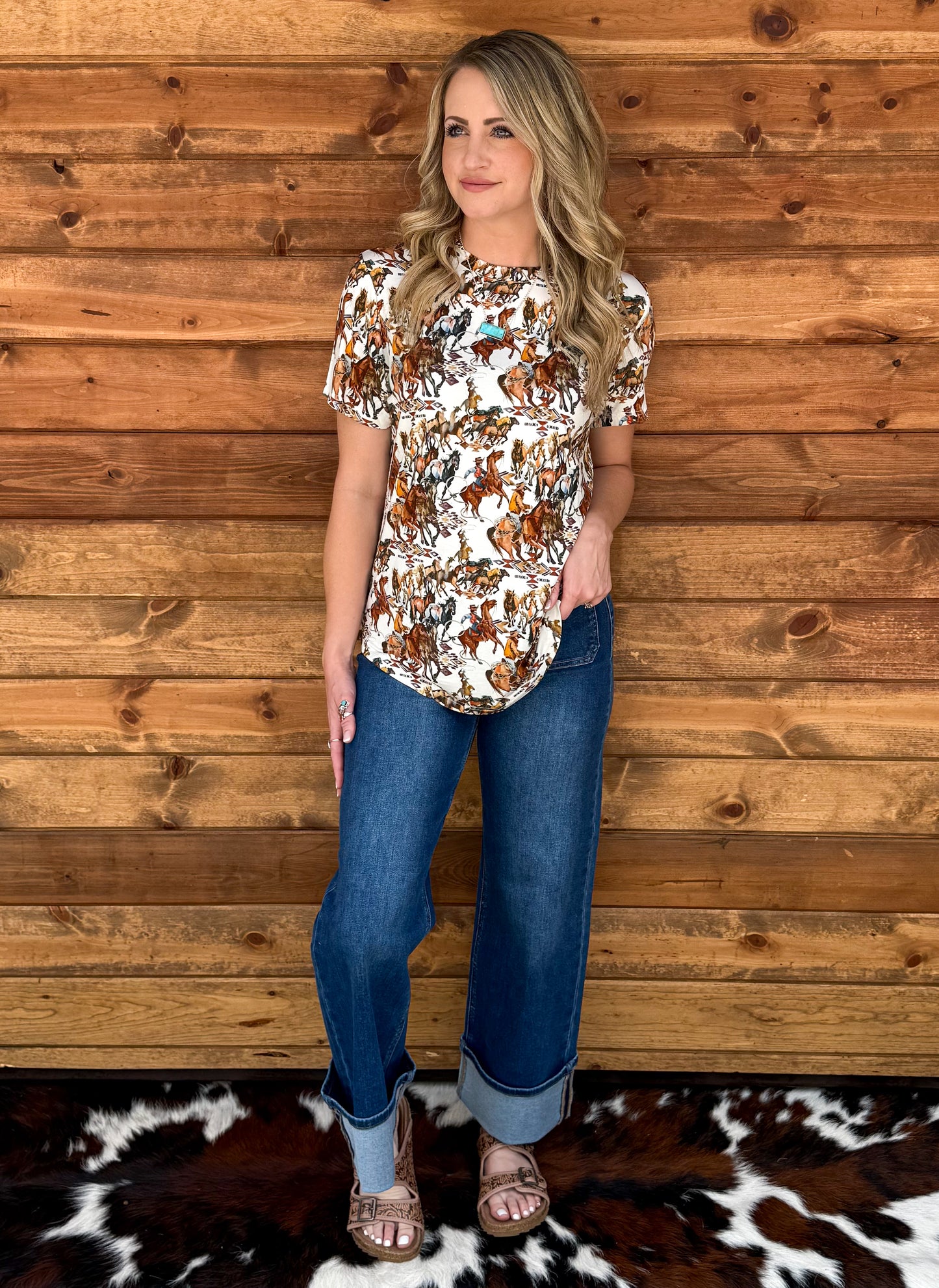 Buckaroo Short Sleeve Top