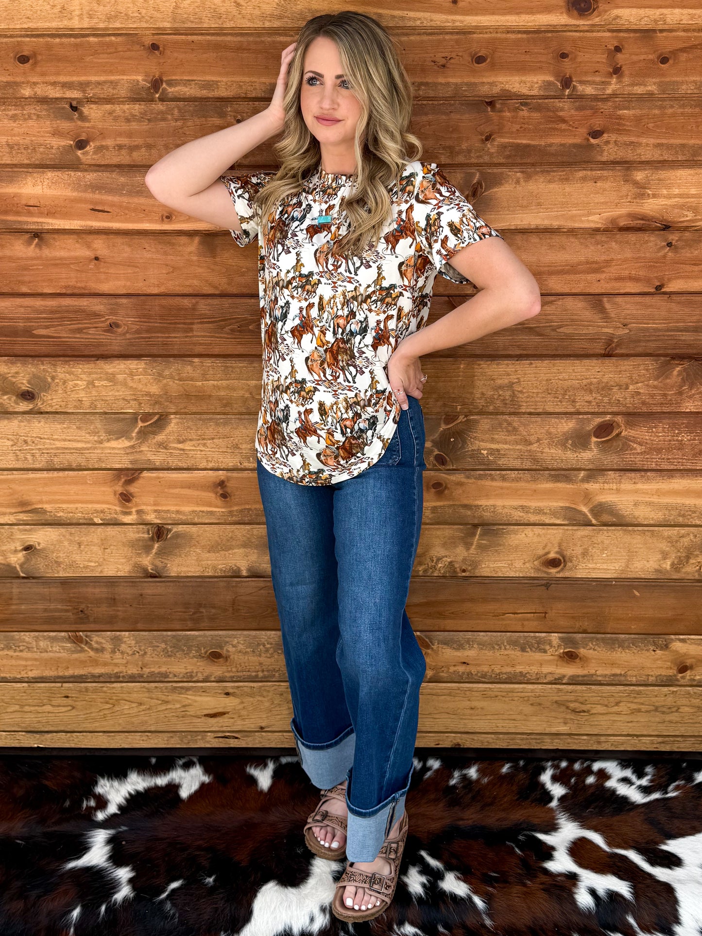 Buckaroo Short Sleeve Top