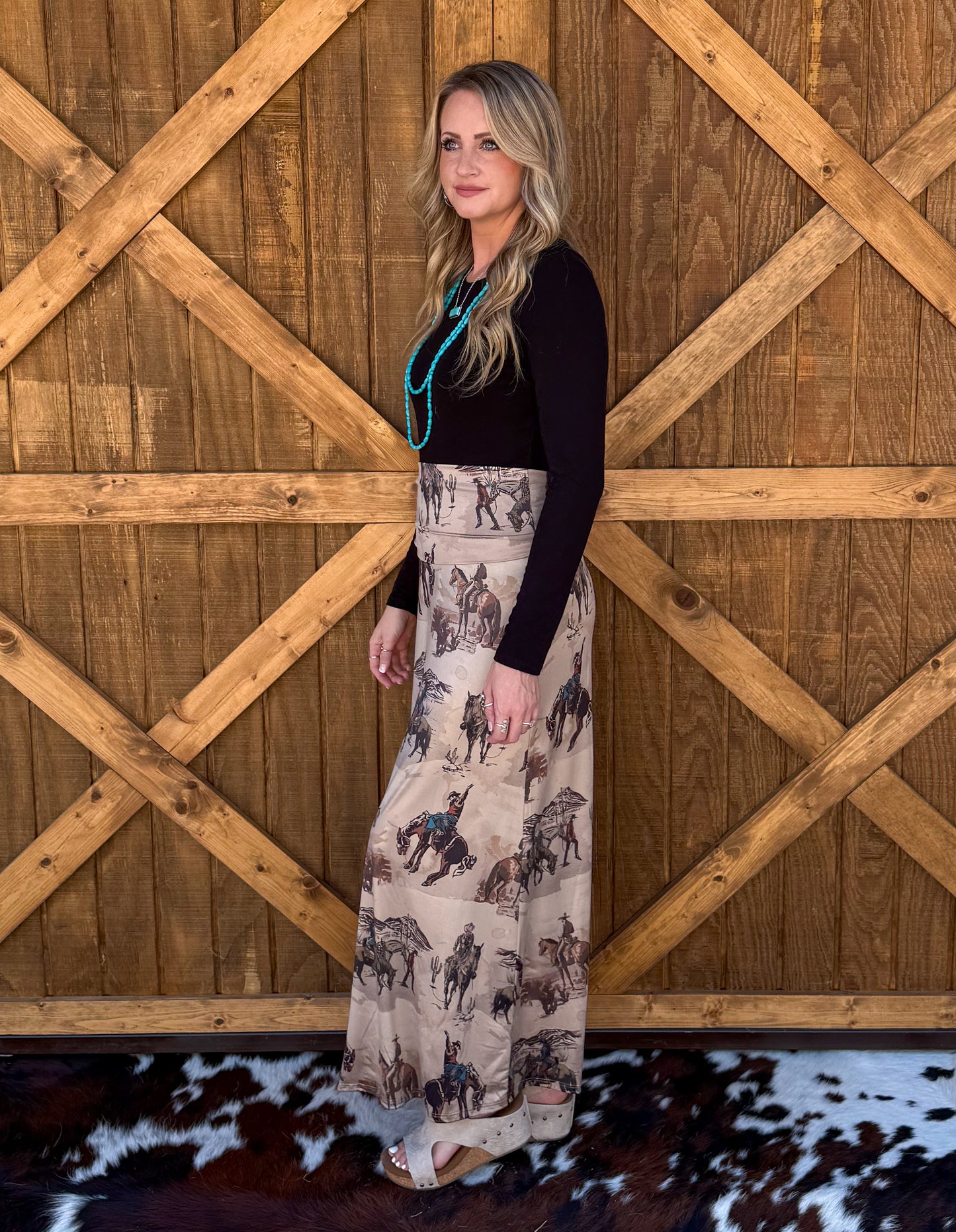 Ranch Hand Maxi Skirt
