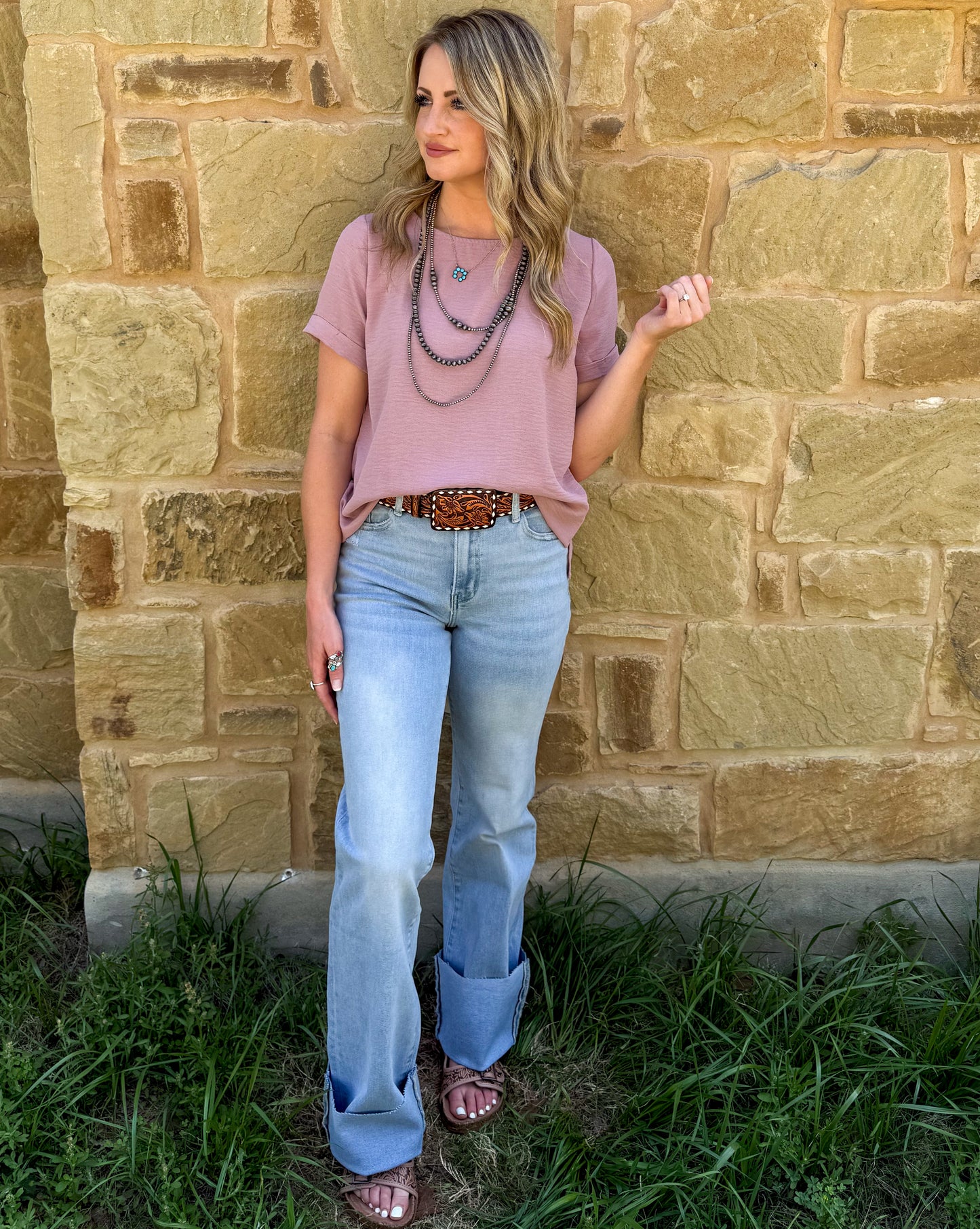 Spring Basic Top *Mauve