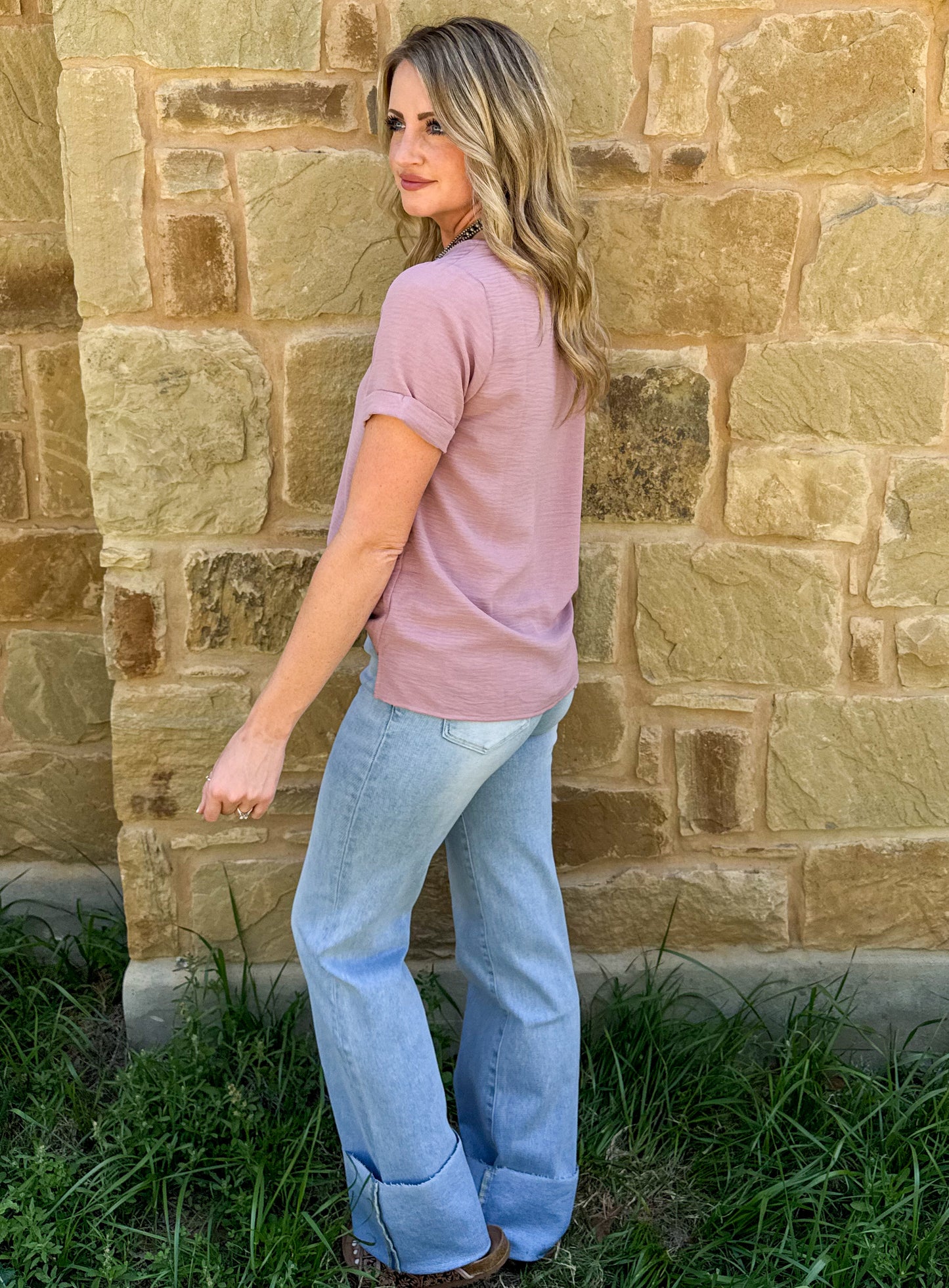 Spring Basic Top *Mauve