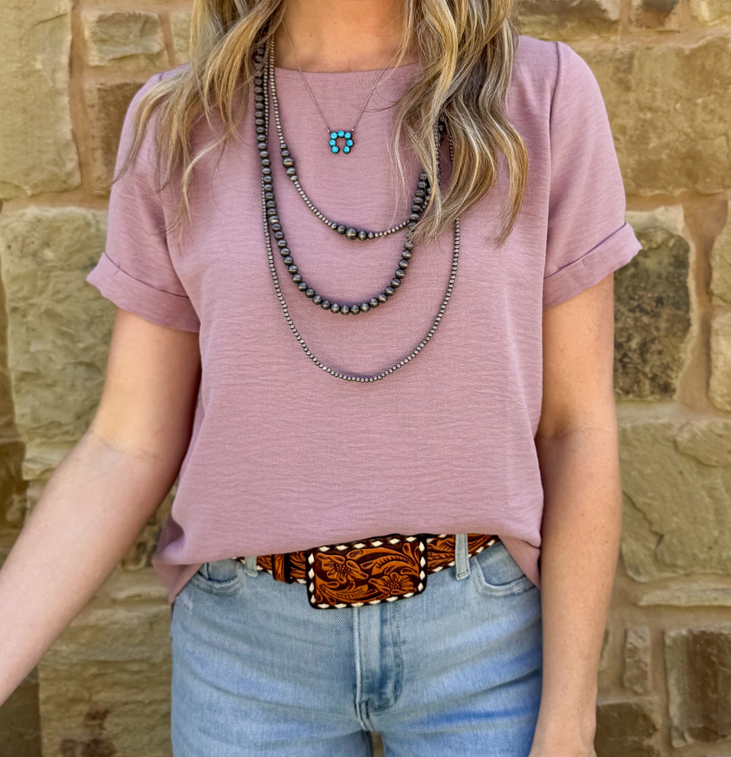 Spring Basic Top *Mauve