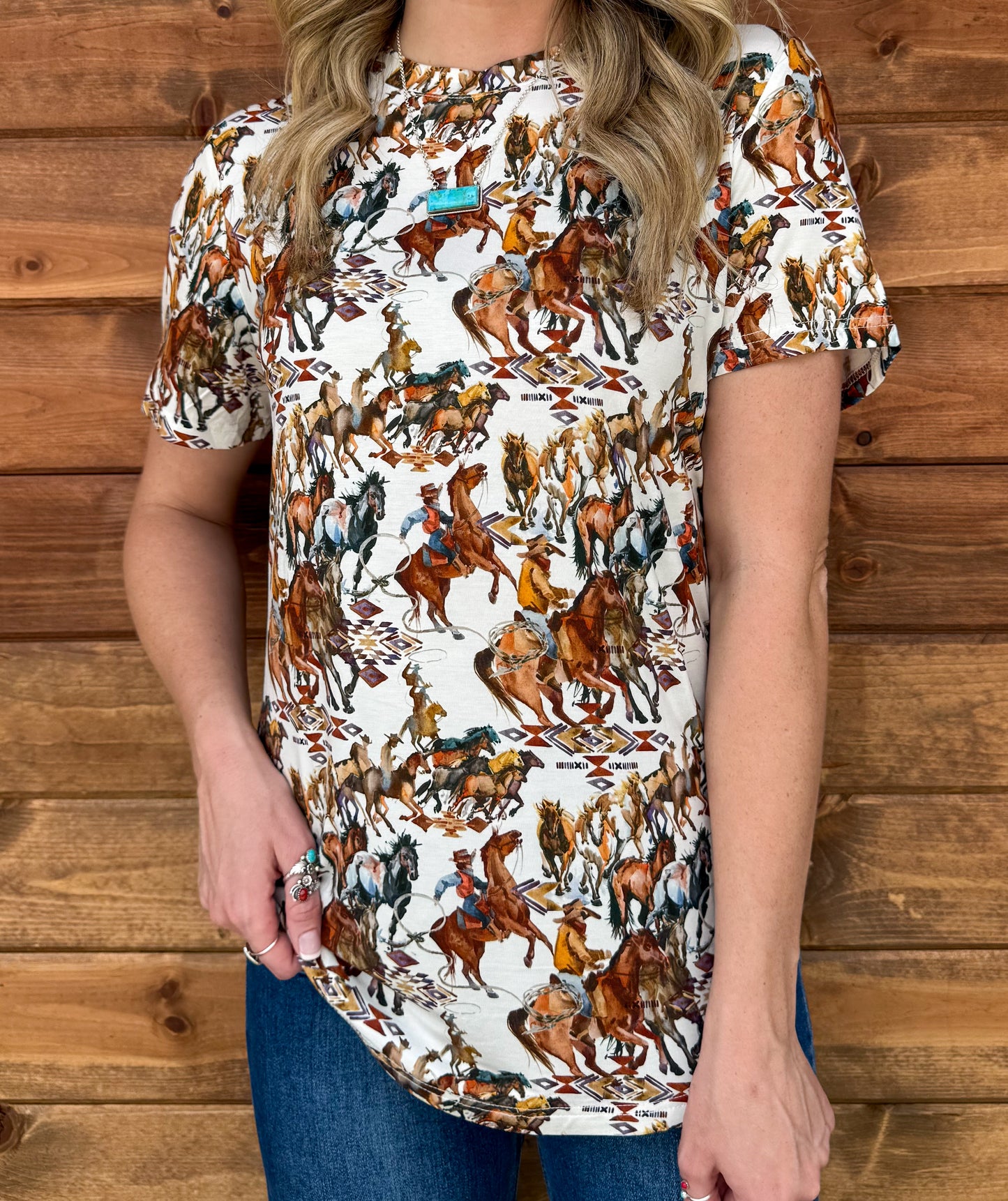 Buckaroo Short Sleeve Top