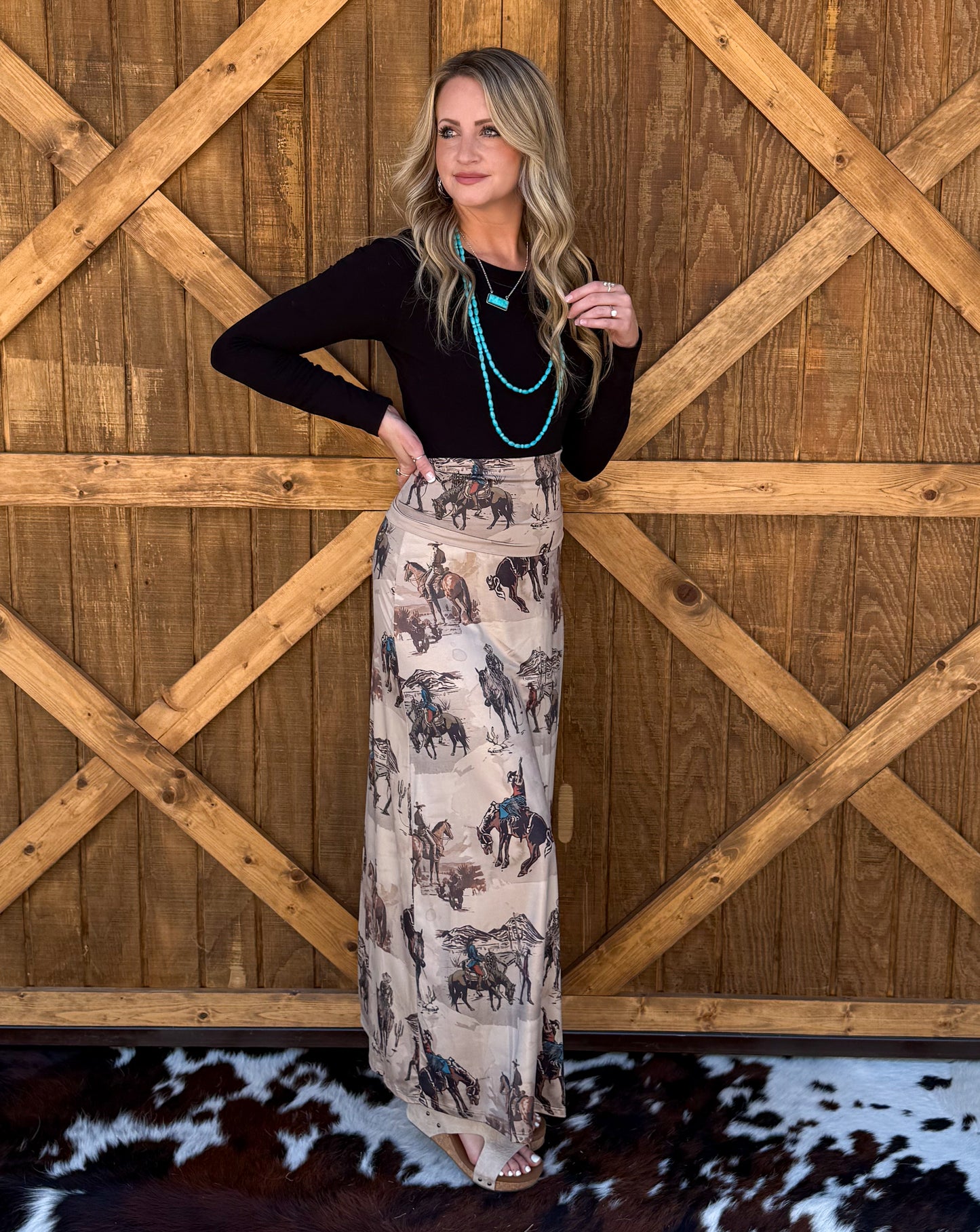 Ranch Hand Maxi Skirt