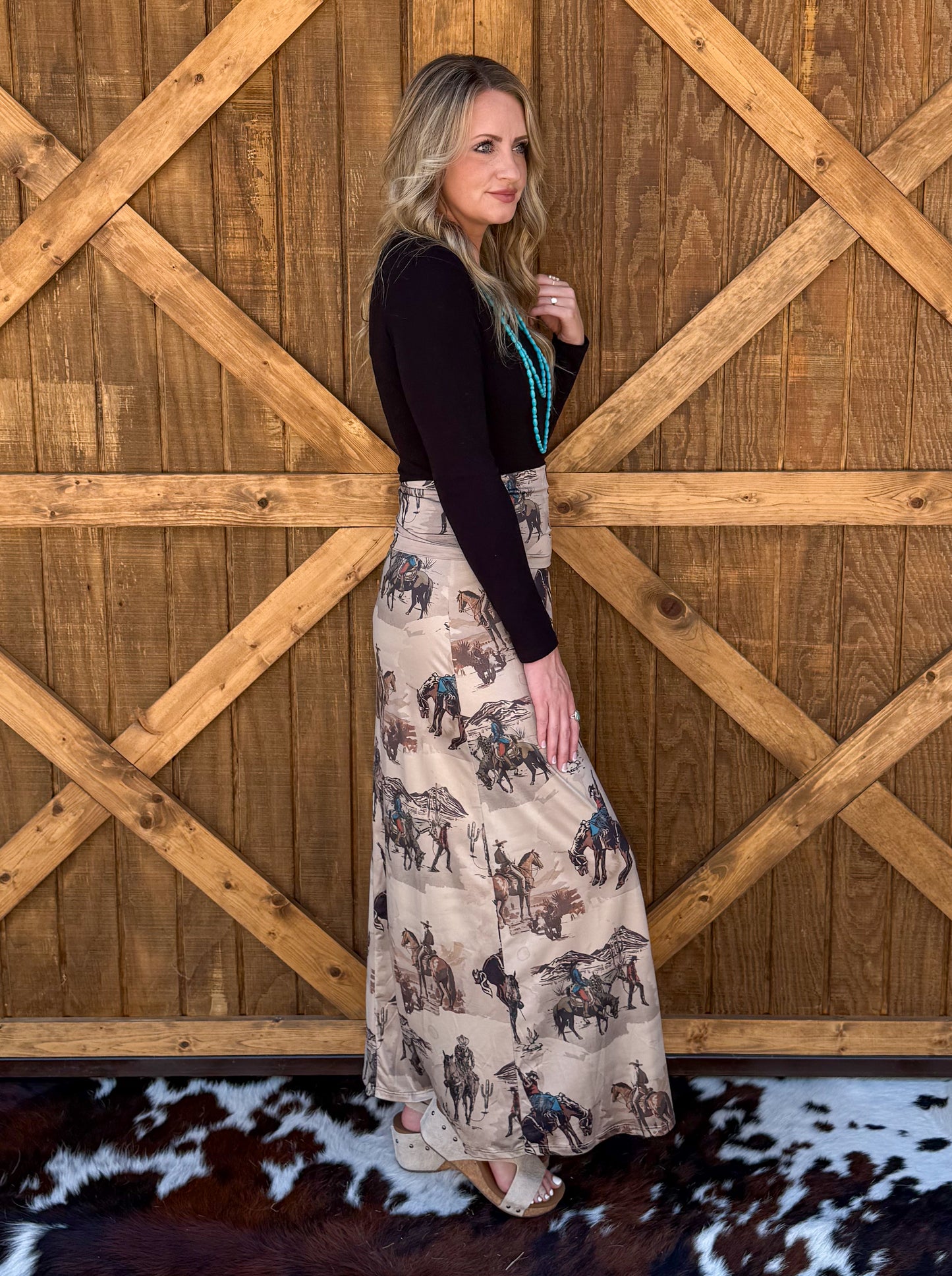 Ranch Hand Maxi Skirt