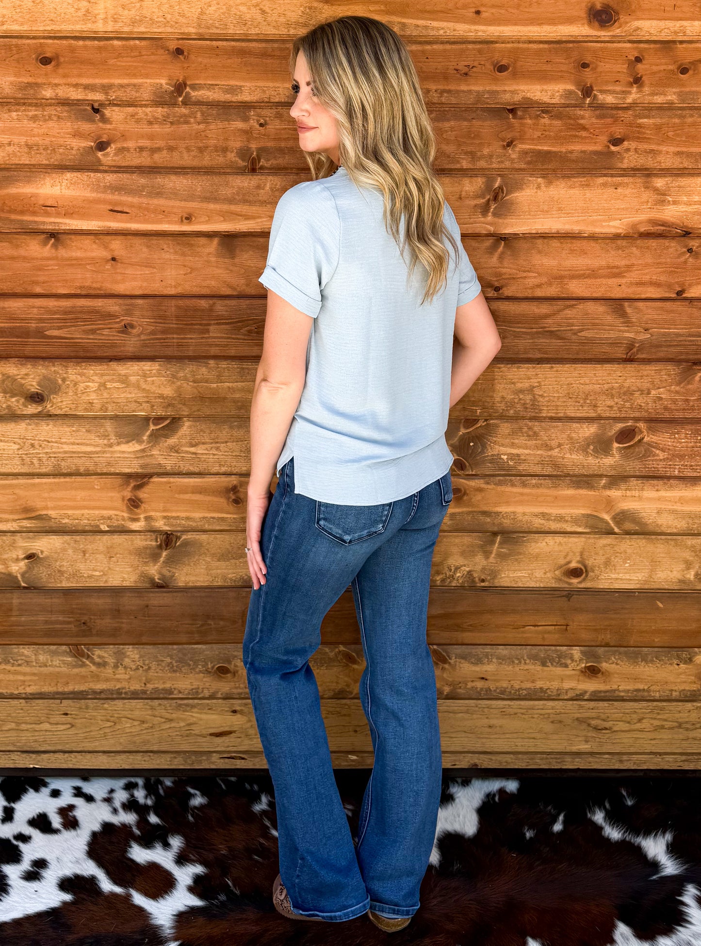 Spring Basic Top *Sky Blue