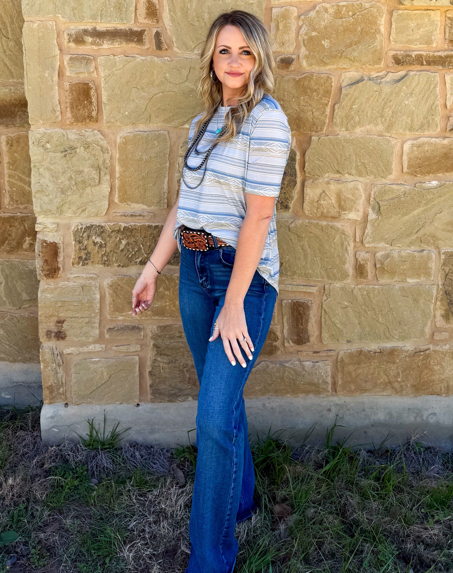 Southwest Sunset Top