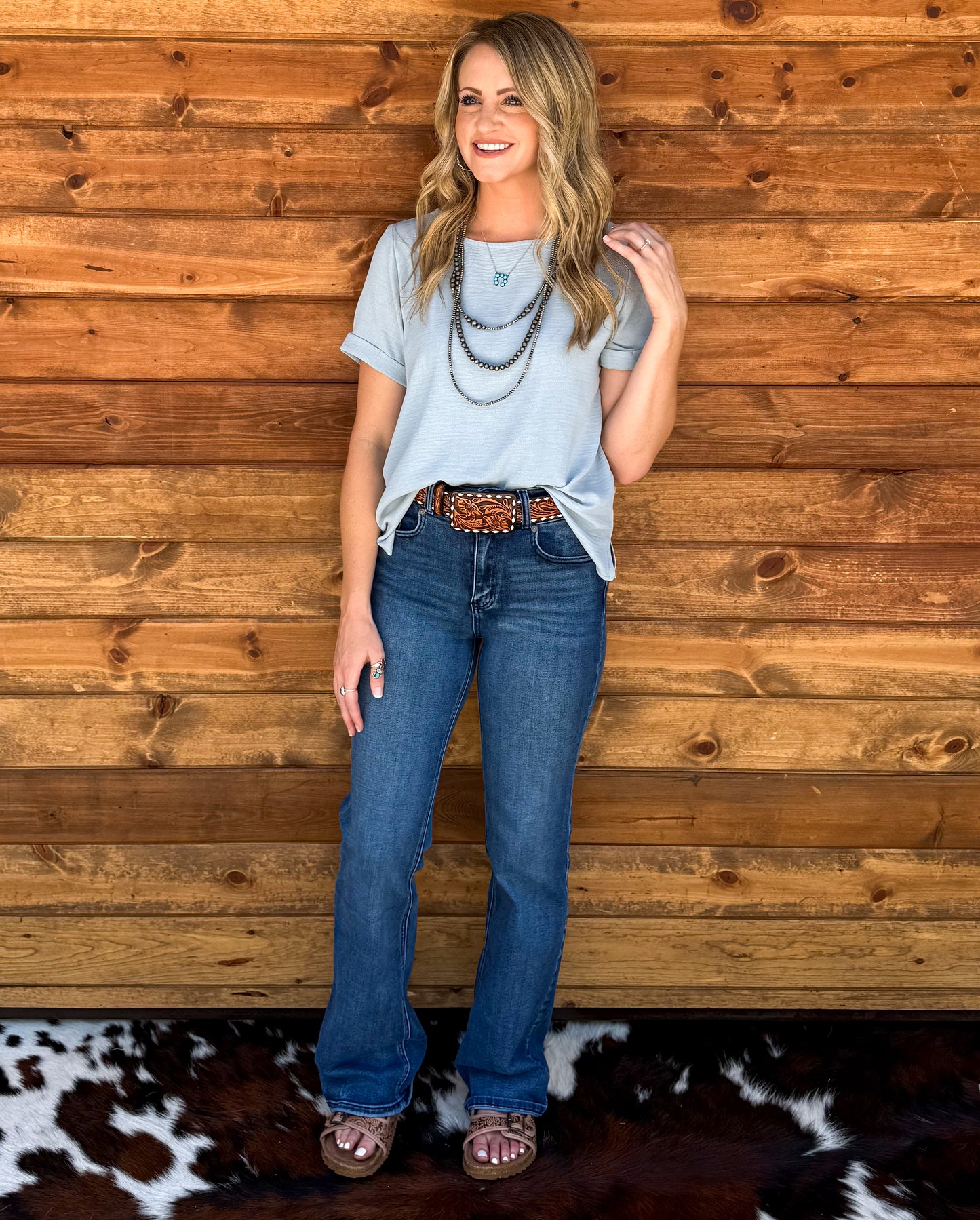 Spring Basic Top *Sky Blue