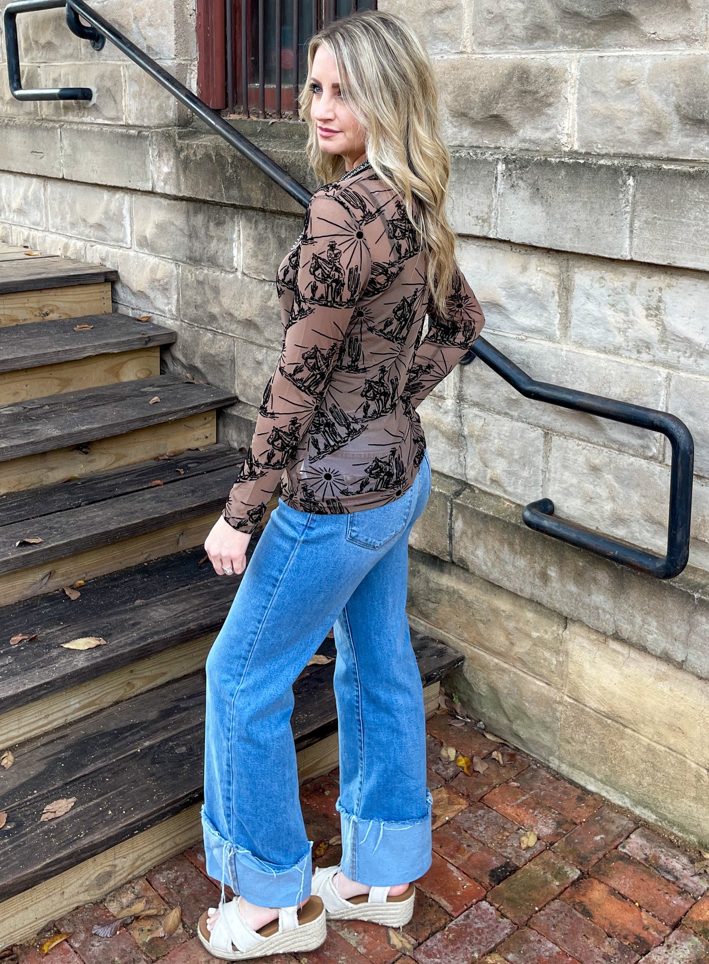 Sunshine 3D Mesh Top