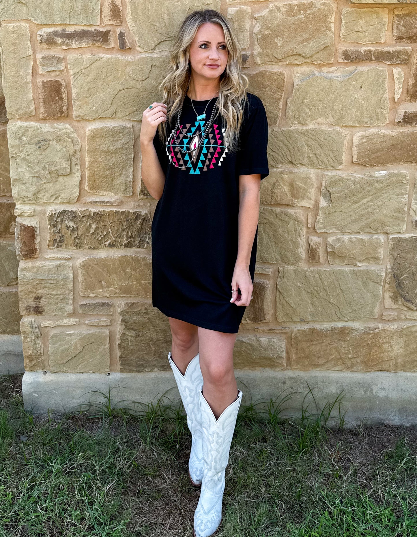 Desert Rose T-Shirt Dress