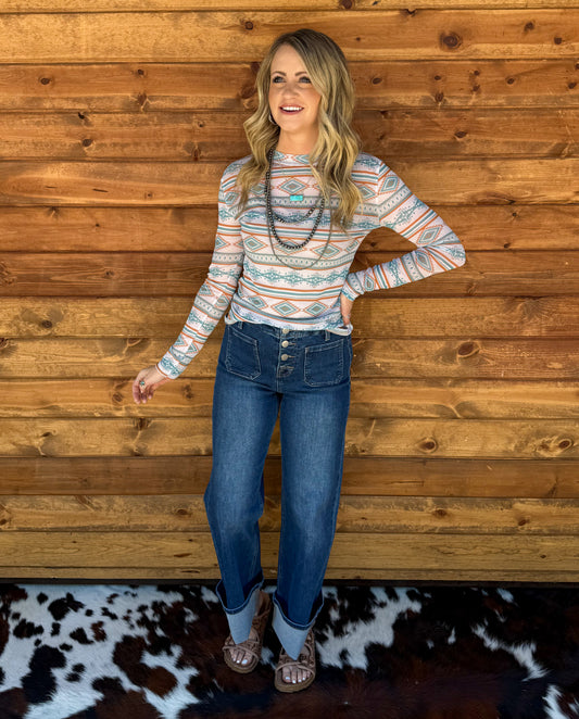River Run Mesh Top