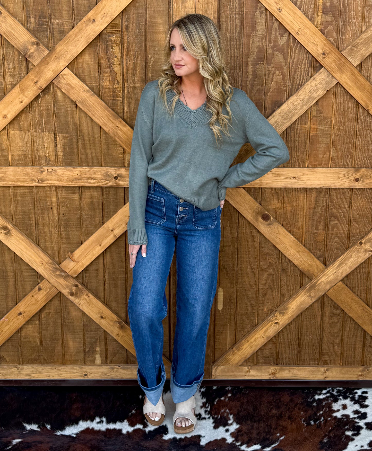 Mountain Green Sweater