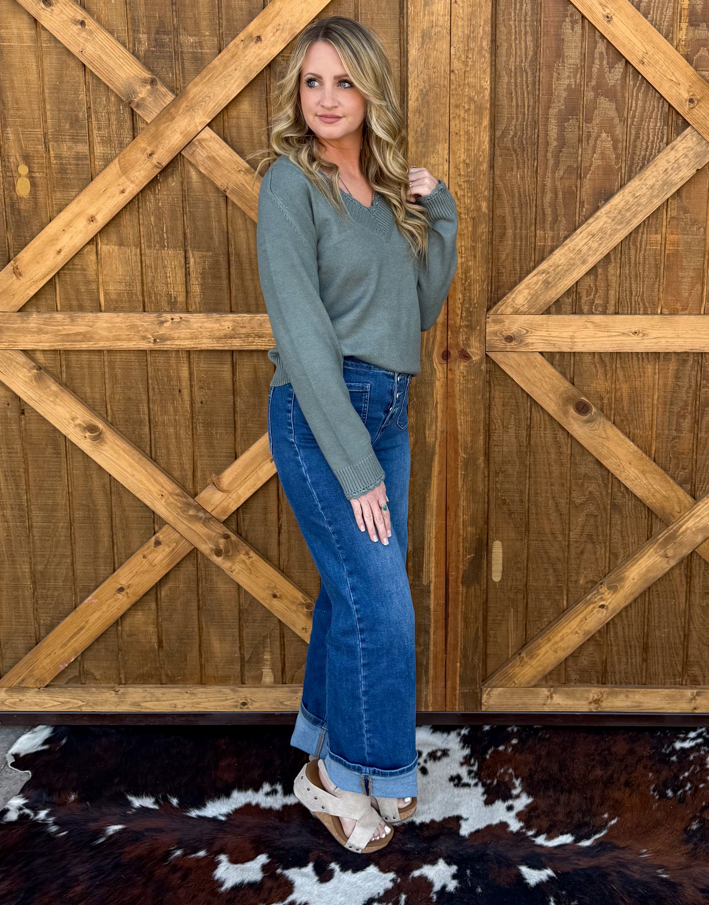 Mountain Green Sweater