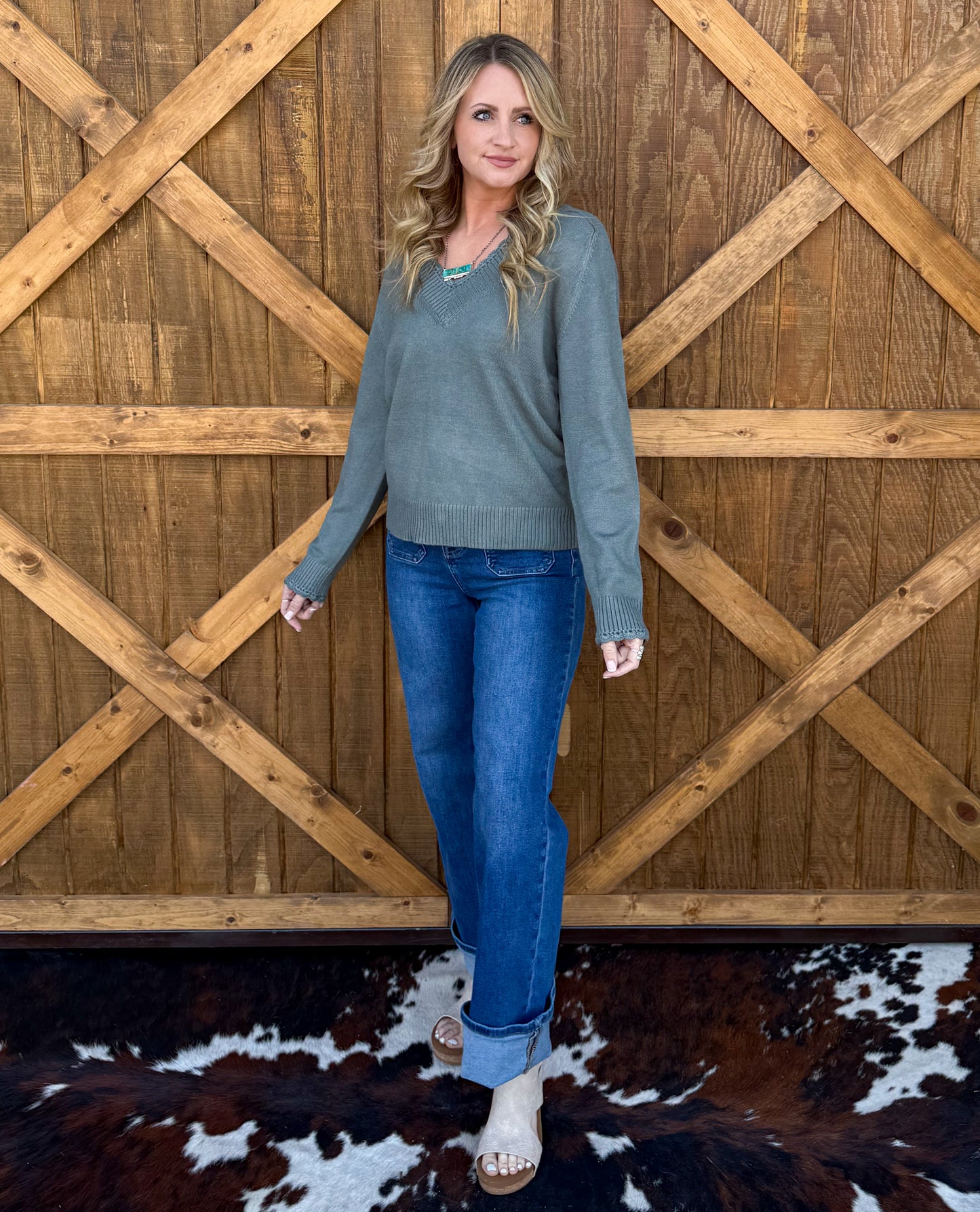 Mountain Green Sweater