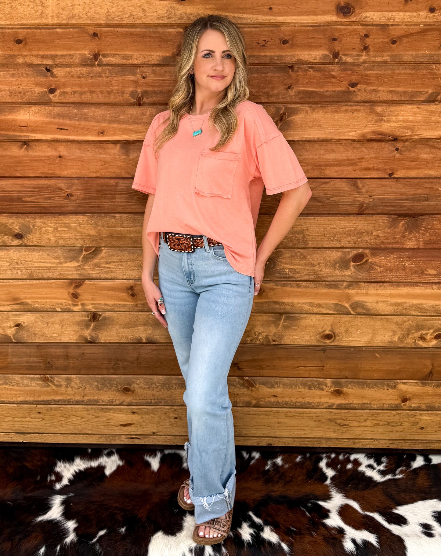 Beth Comfy Top *Peach