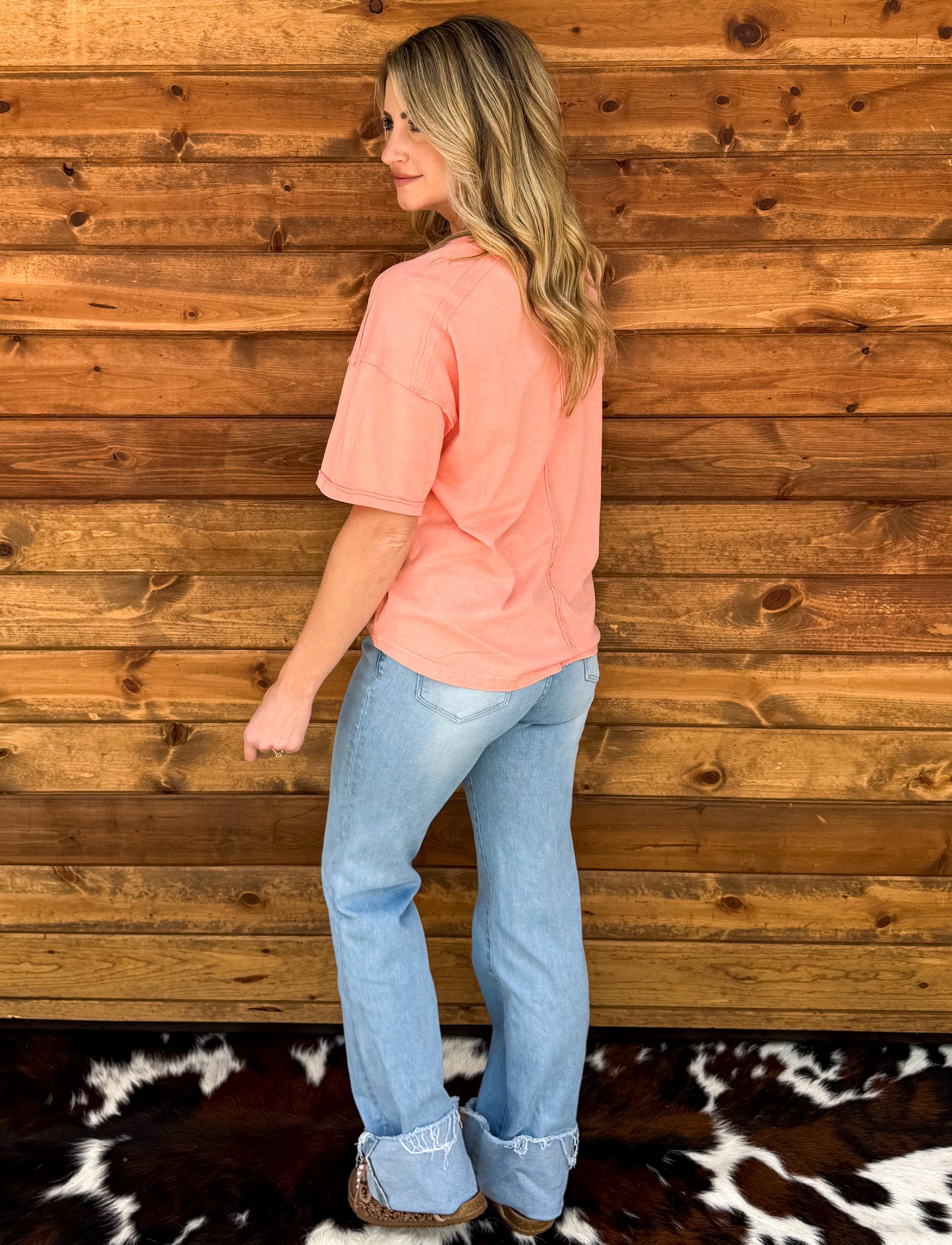 Beth Comfy Top *Peach