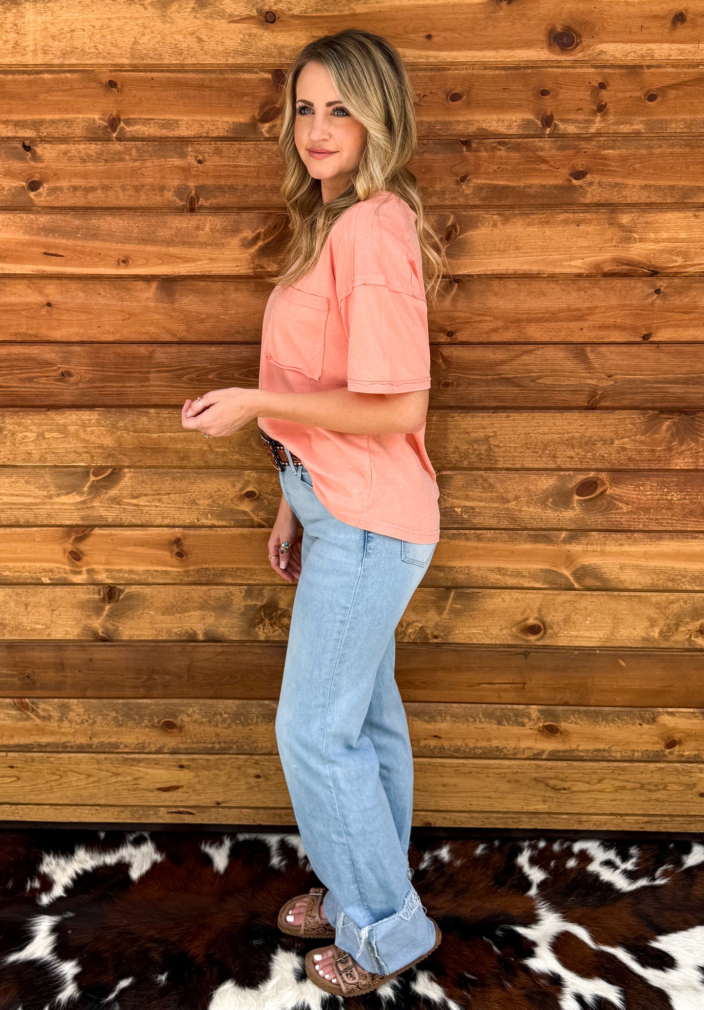 Beth Comfy Top *Peach