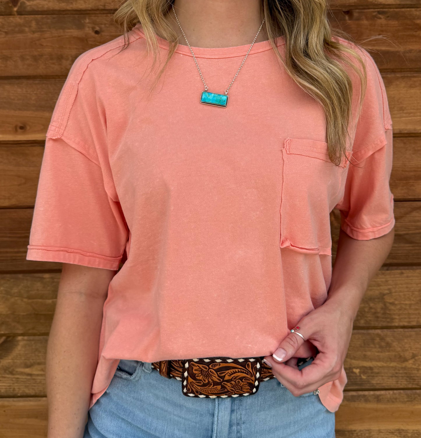 Beth Comfy Top *Peach