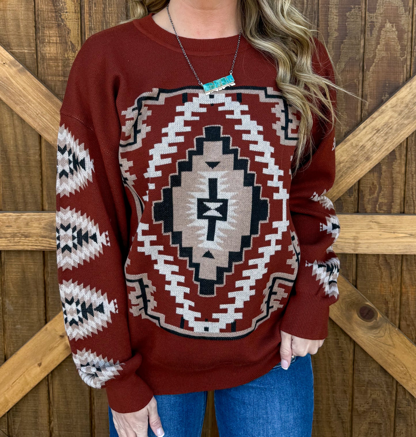Fall Aztec Sweater