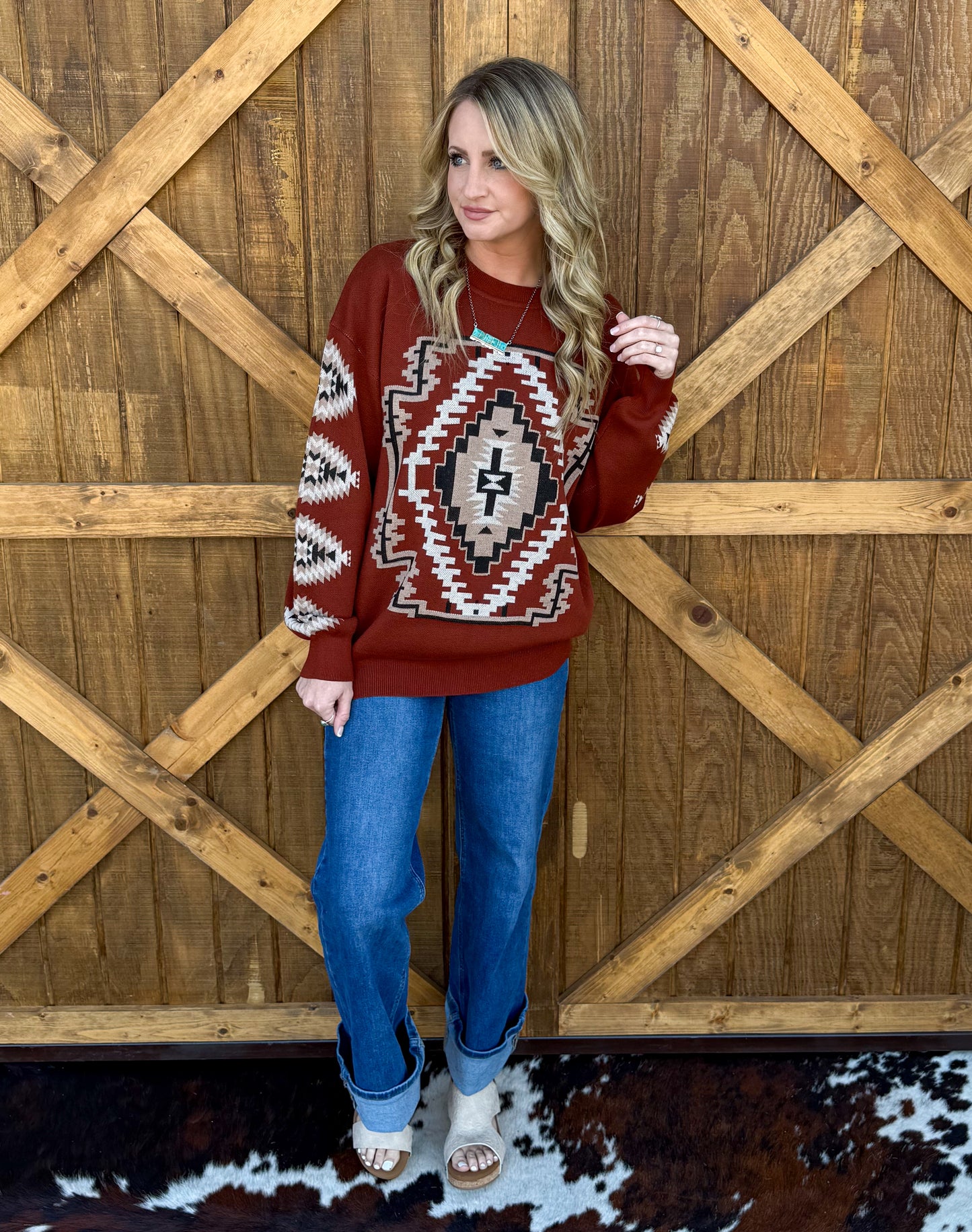 Fall Aztec Sweater