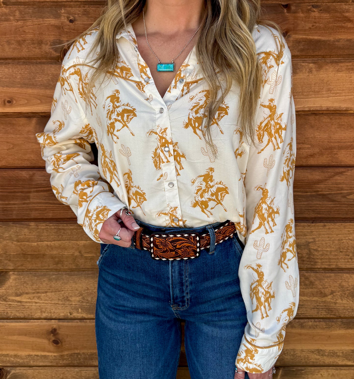 Buckaroo Pearl Snap Top