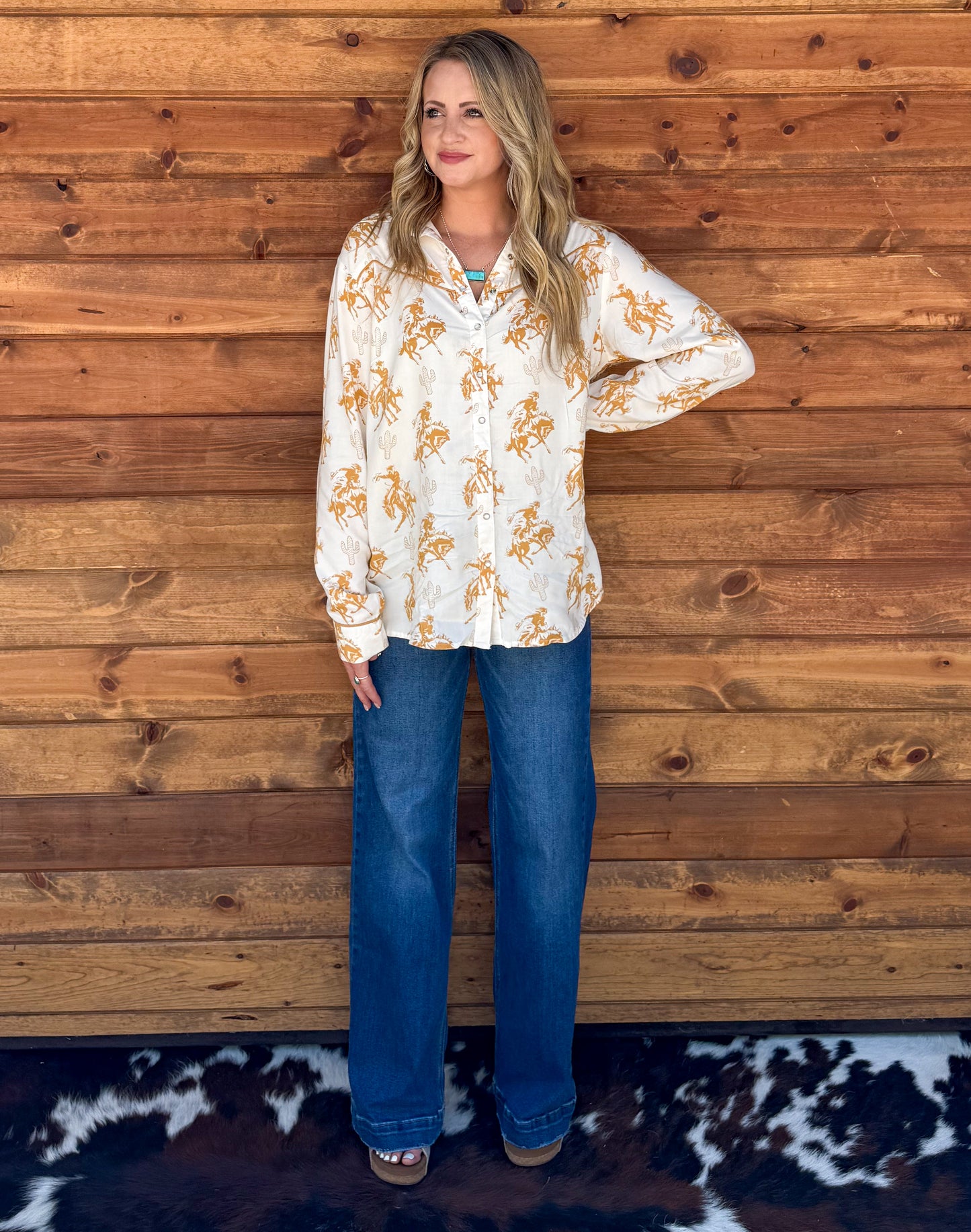 Buckaroo Pearl Snap Top