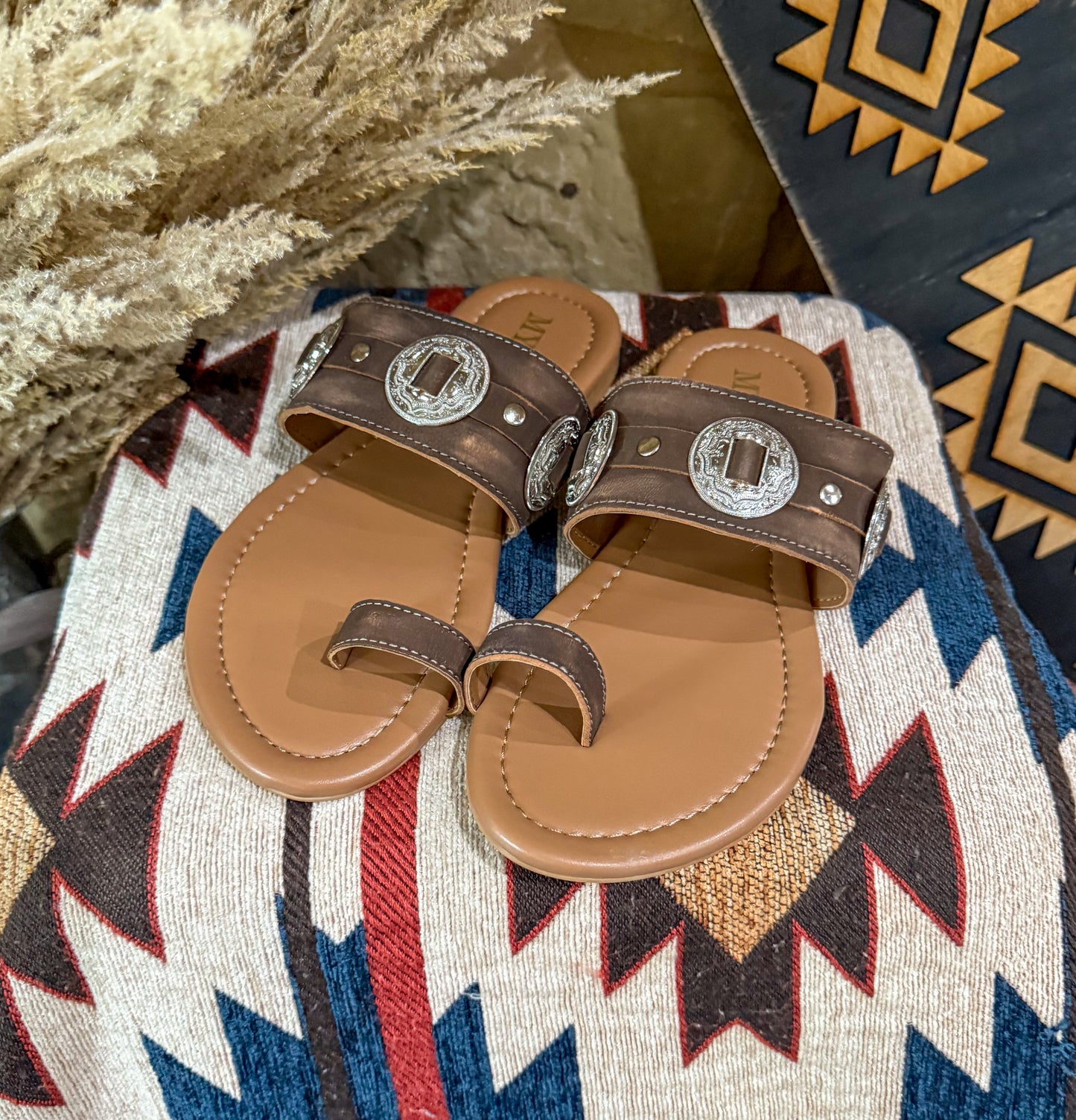 Sagebrush Concho Sandals *Brown