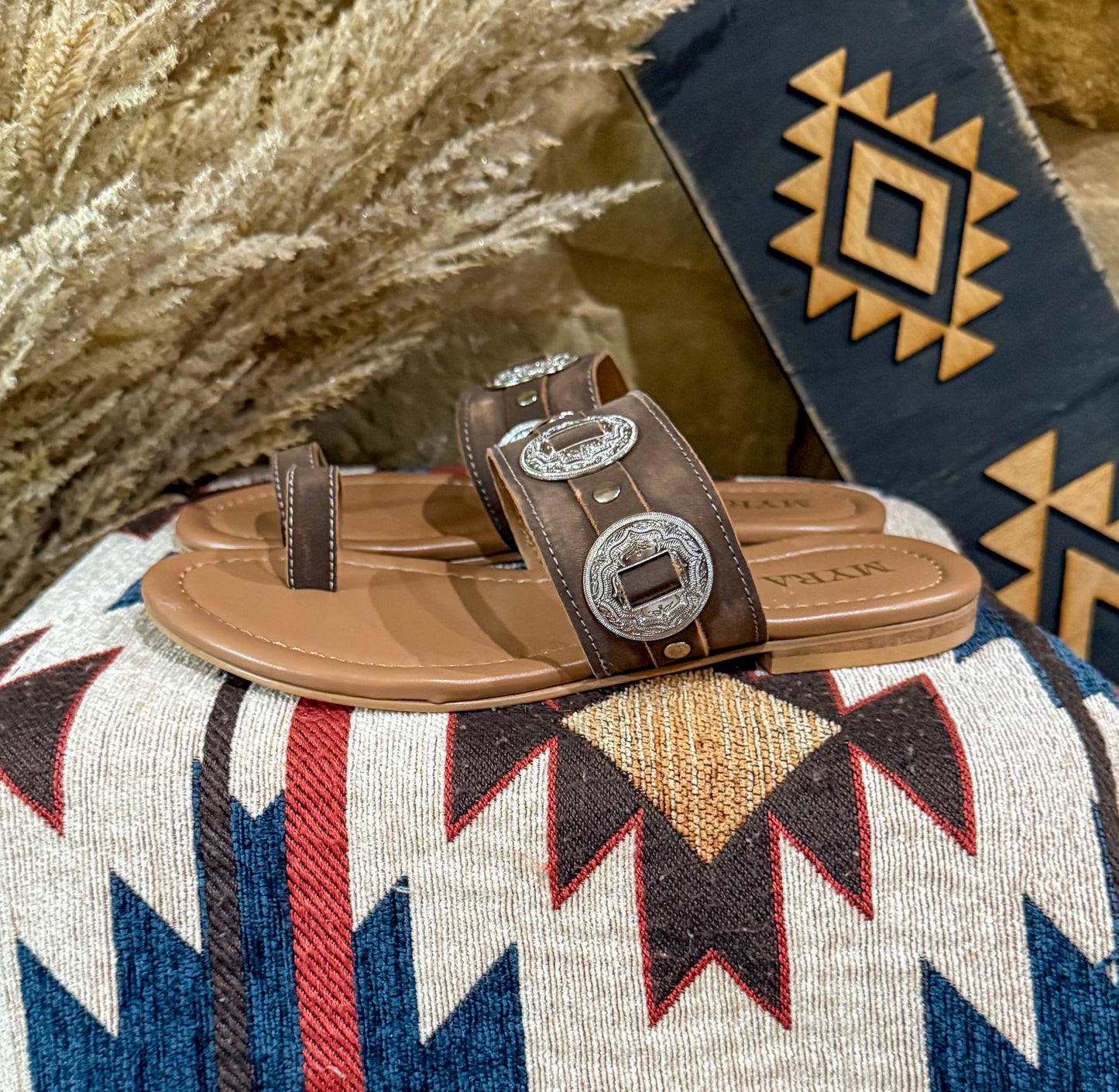 Sagebrush Concho Sandals *Brown