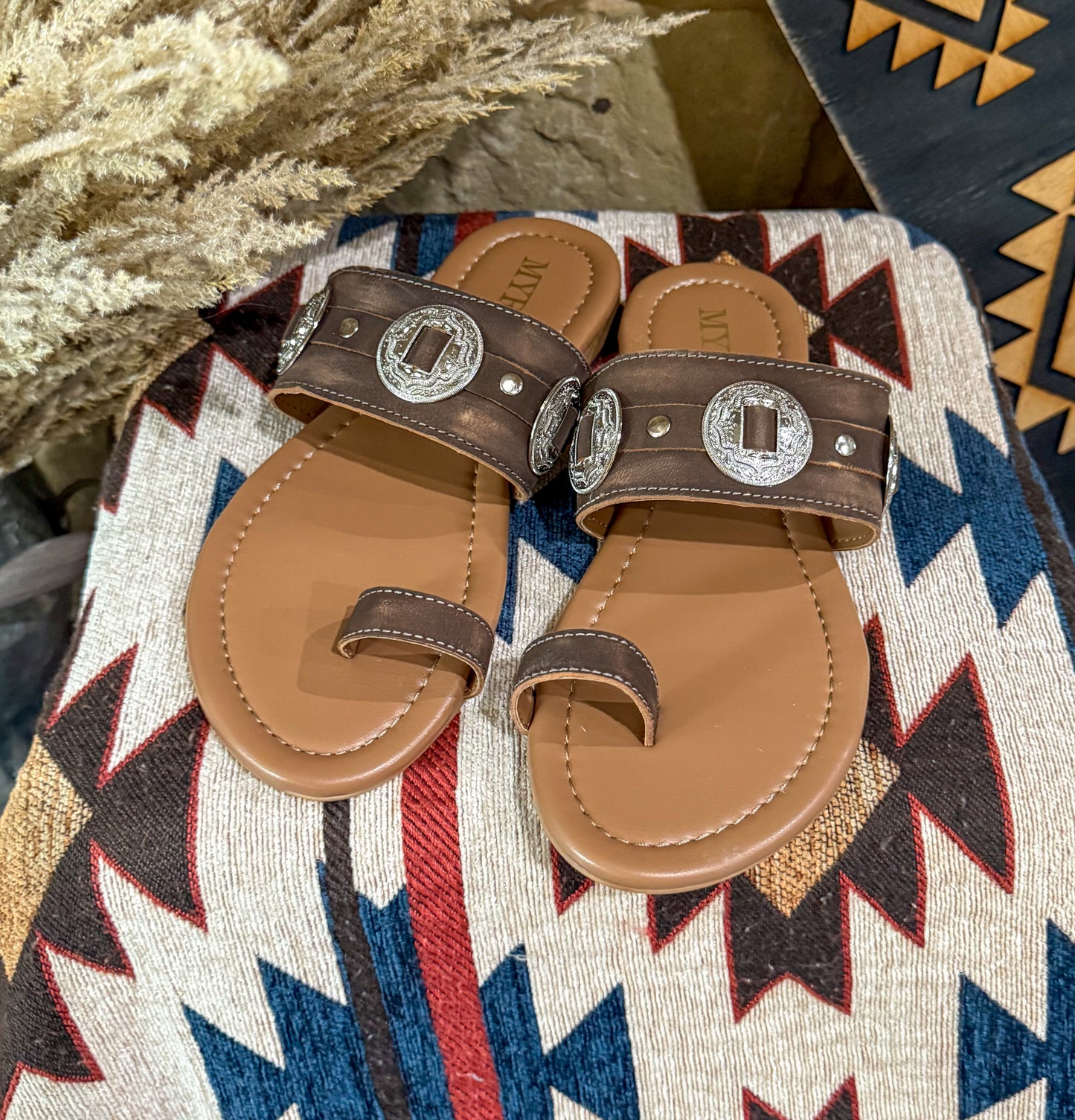 Sagebrush Concho Sandals *Brown