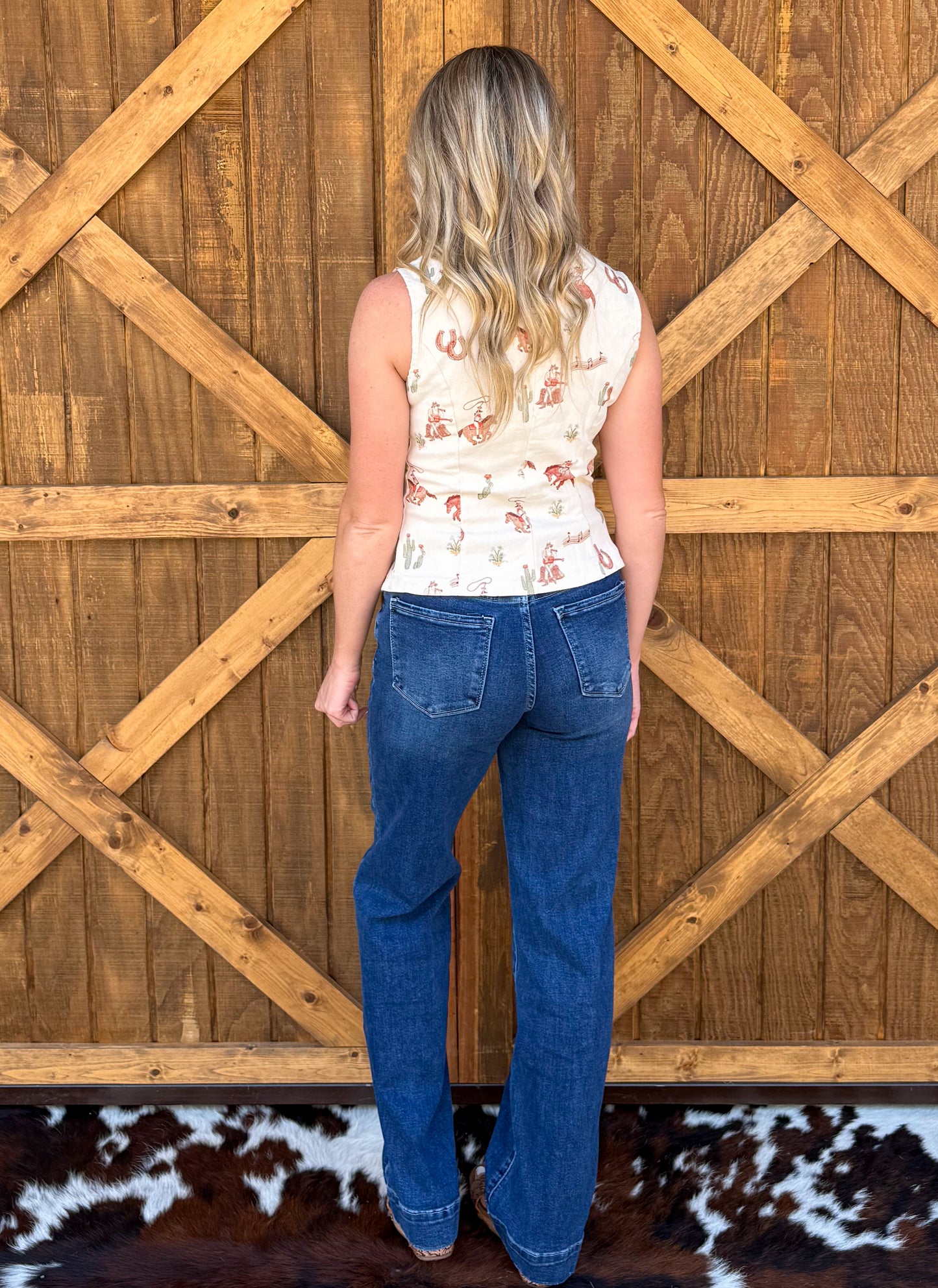Cowgirl Button-Up Tank