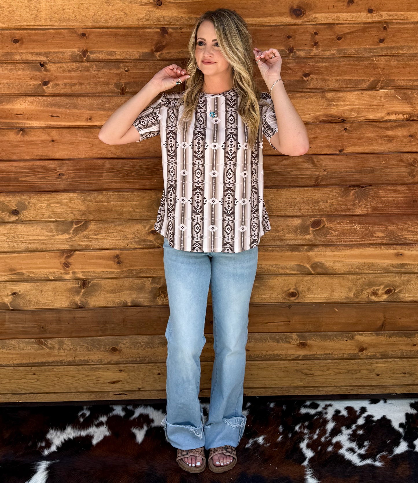 Desert Storm Aztec Top