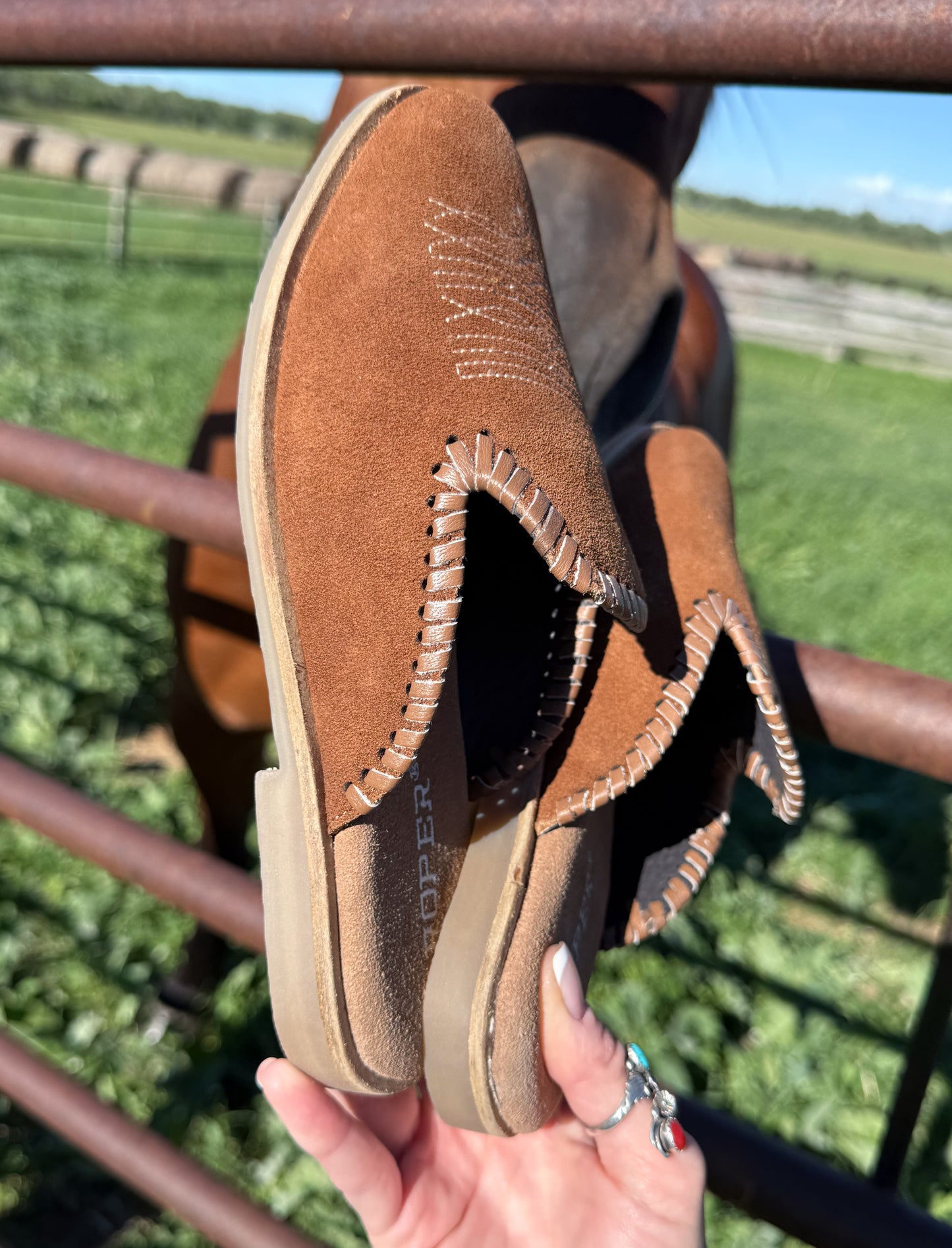 The Boot Stitch Mule *Brown