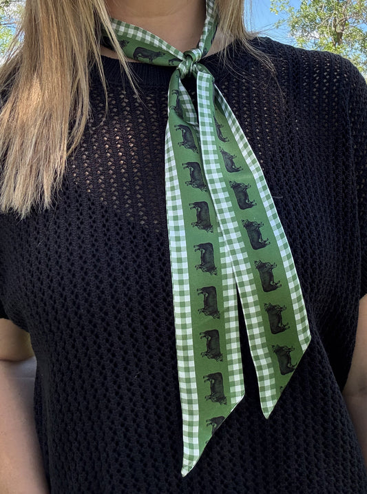 The Hereford Cow Silk Twilly