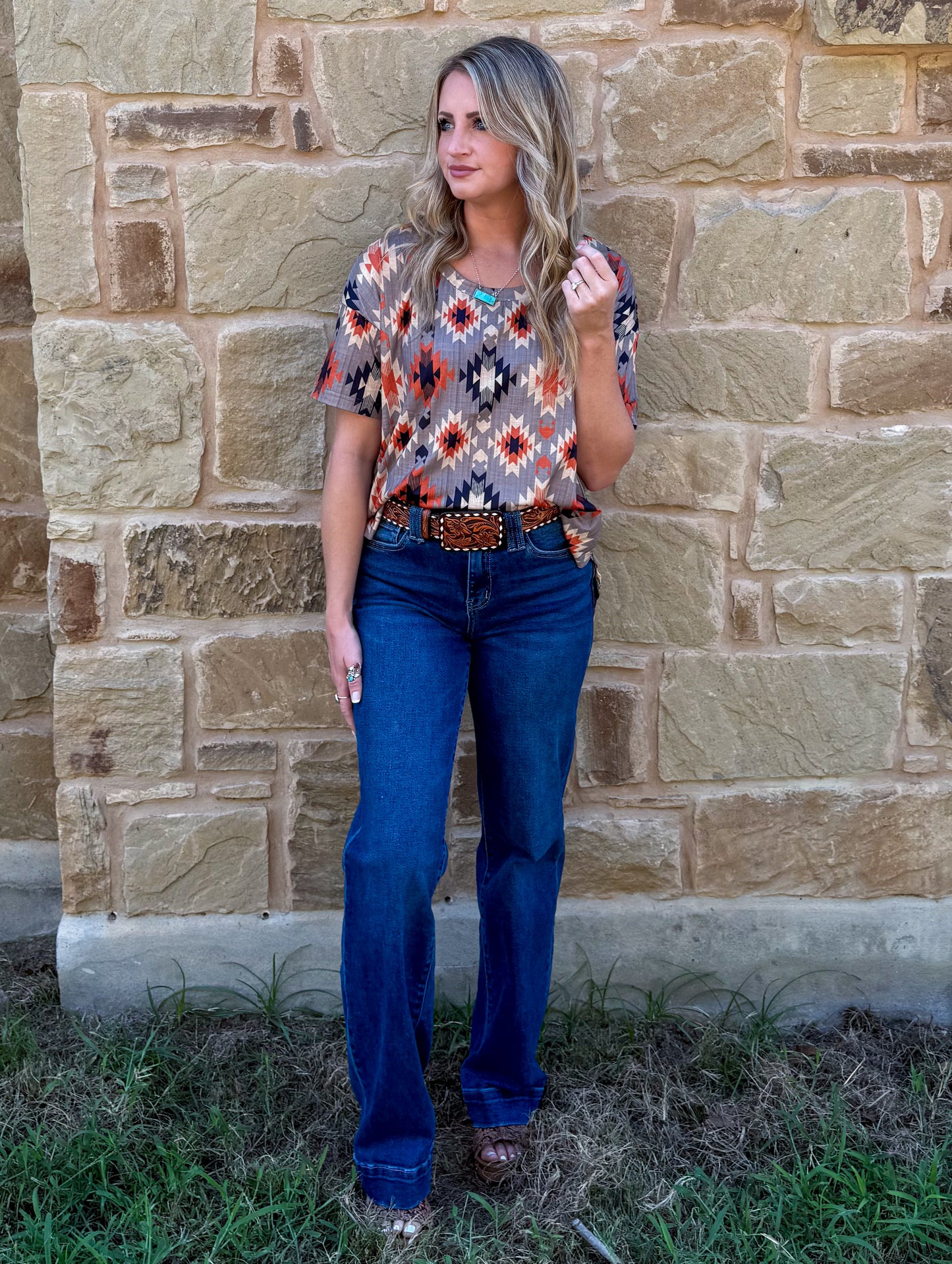 Rocky Mountain Aztec Top