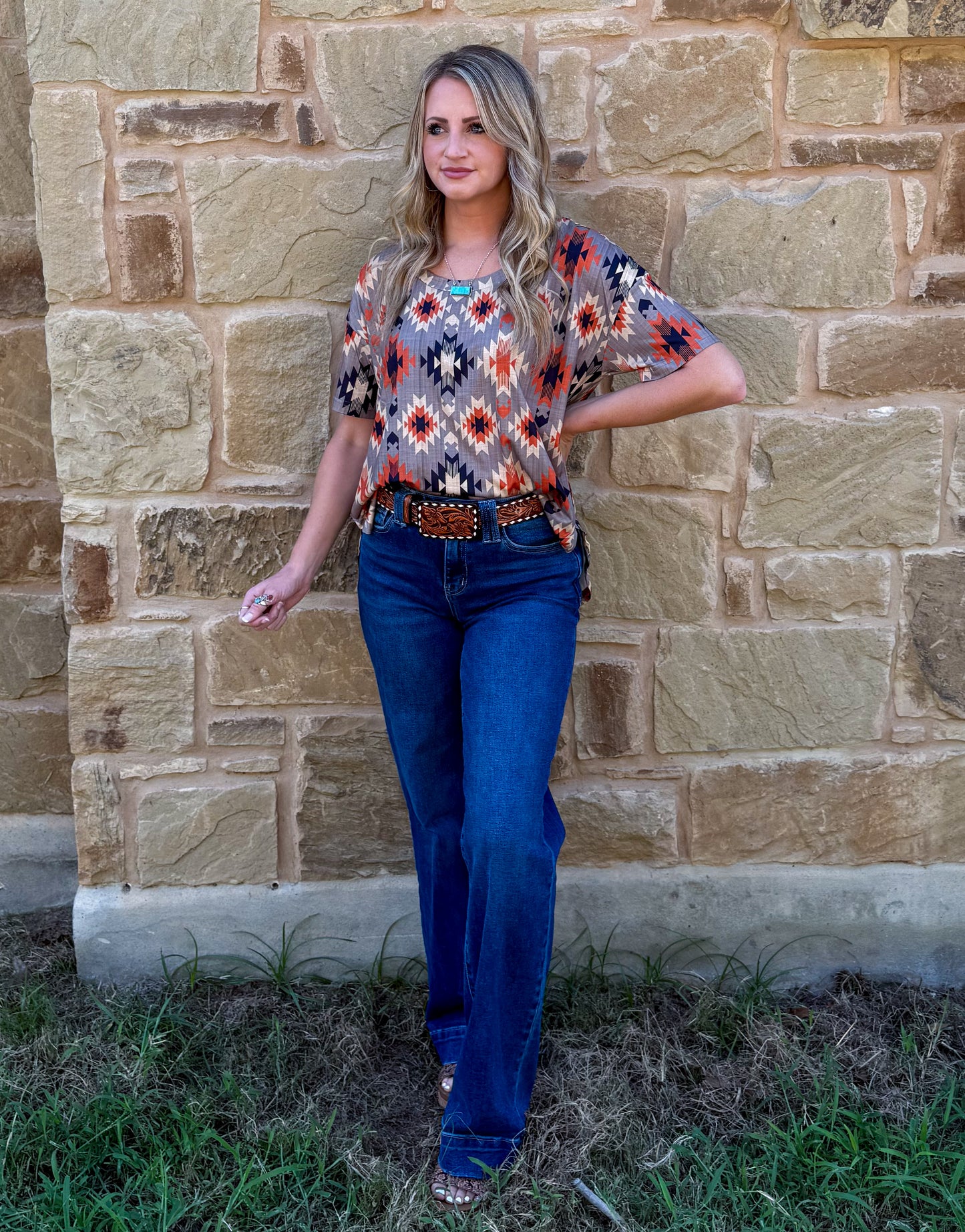 Rocky Mountain Aztec Top