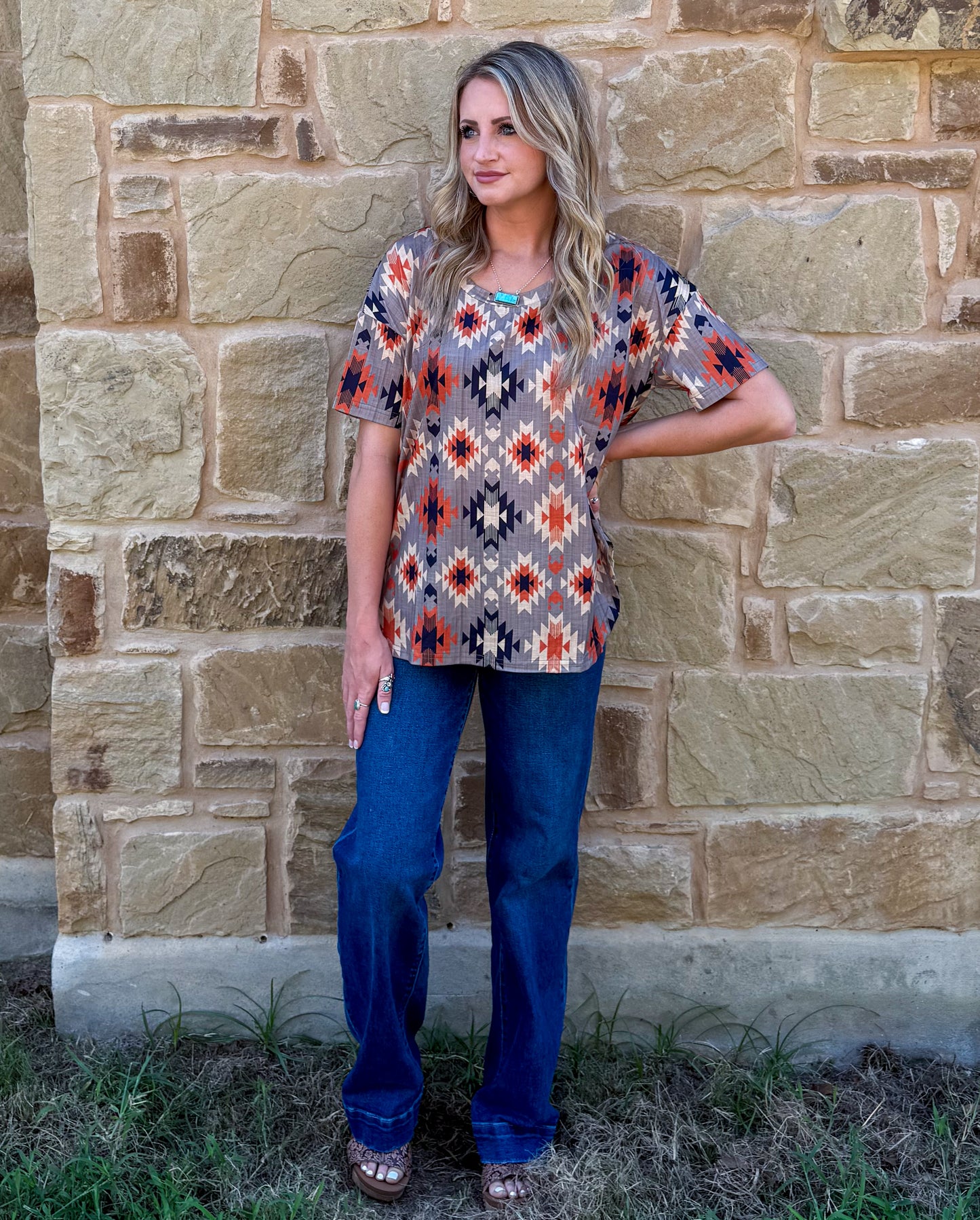 Rocky Mountain Aztec Top