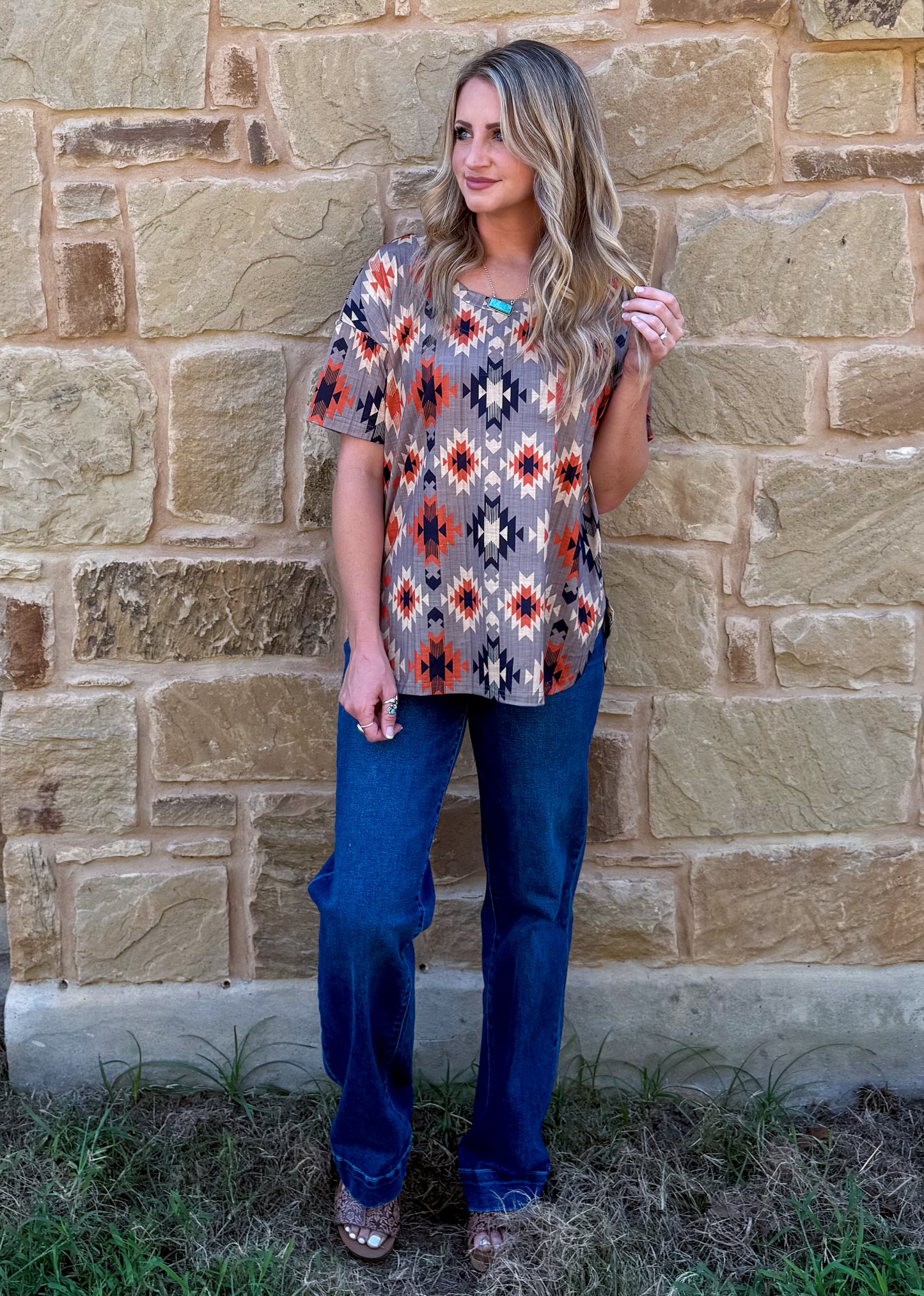 Rocky Mountain Aztec Top