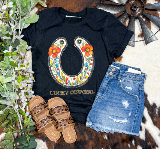 Lucky Cowgirl Tee