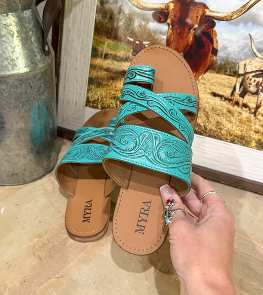 Ridge Sandals *Turquoise