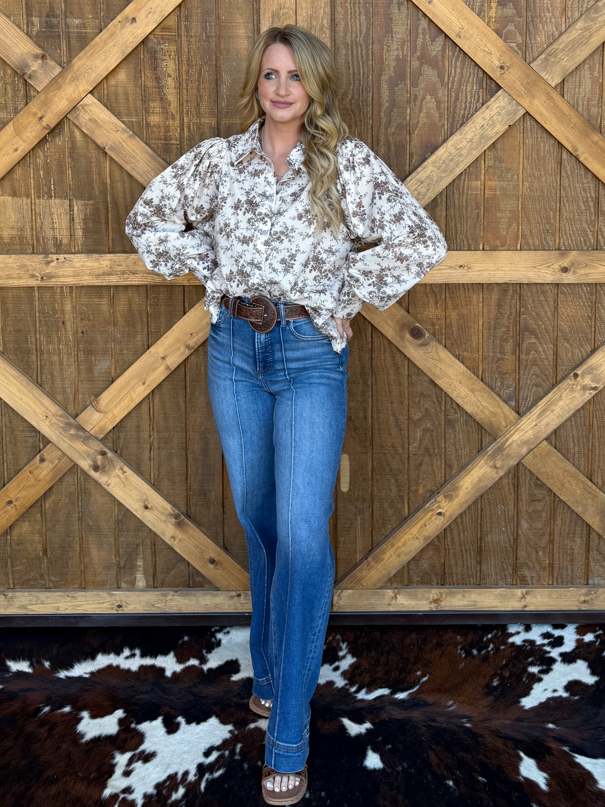 The Floral Button-Up