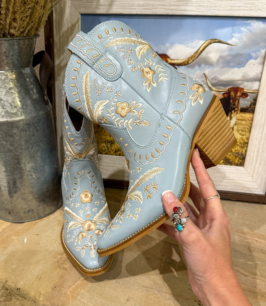 Baby Blue Booties